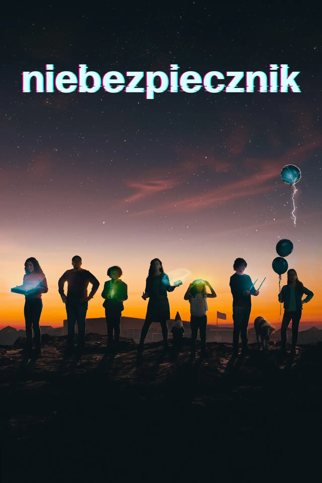Plakat serialu "Niebezpiecznik"