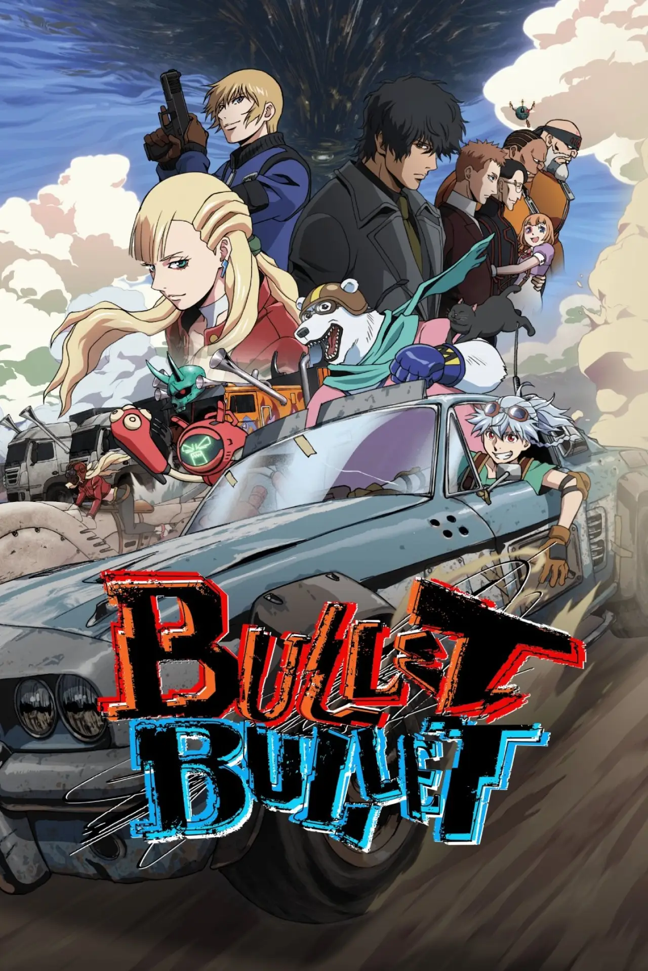 Plakat serialu "BULLET/BULLET"