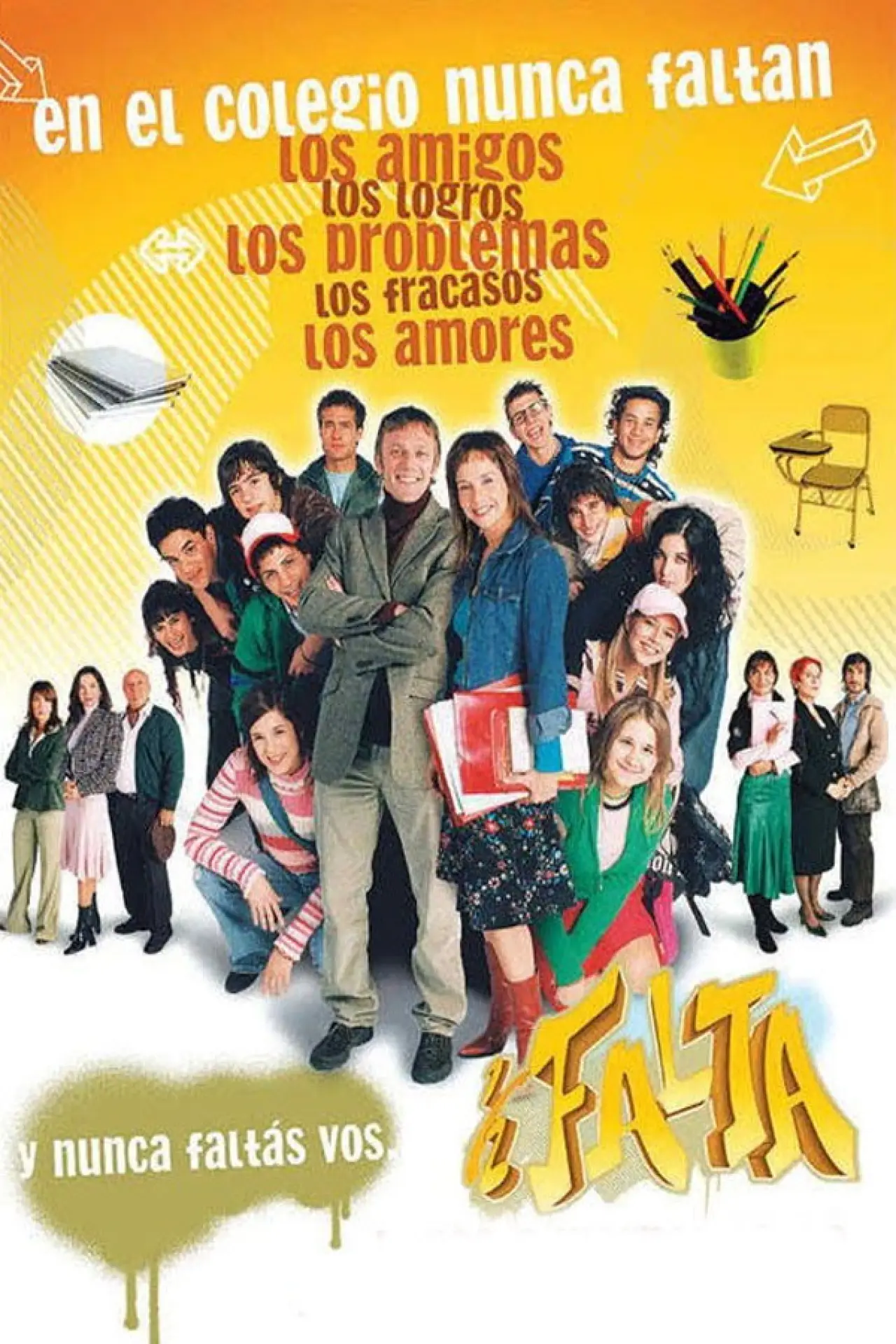 Plakat serialu "½ falta"