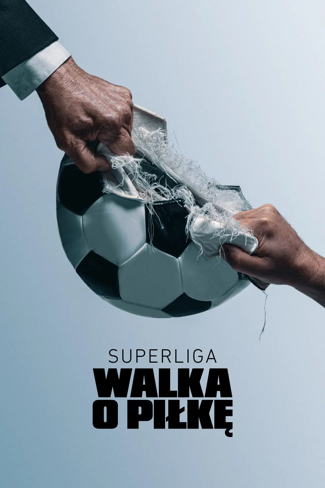 Plakat serialu "Superliga: walka o piłkę"
