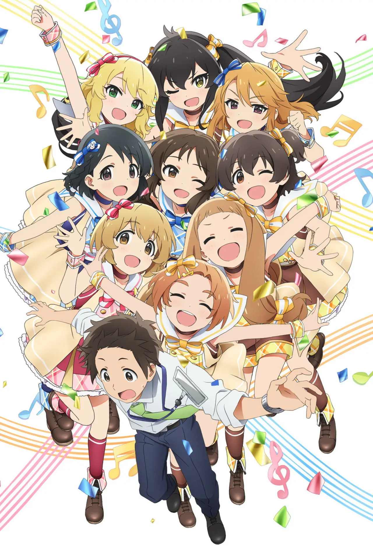 Plakat serialu "アイドルマスター シンデレラガールズ U149"