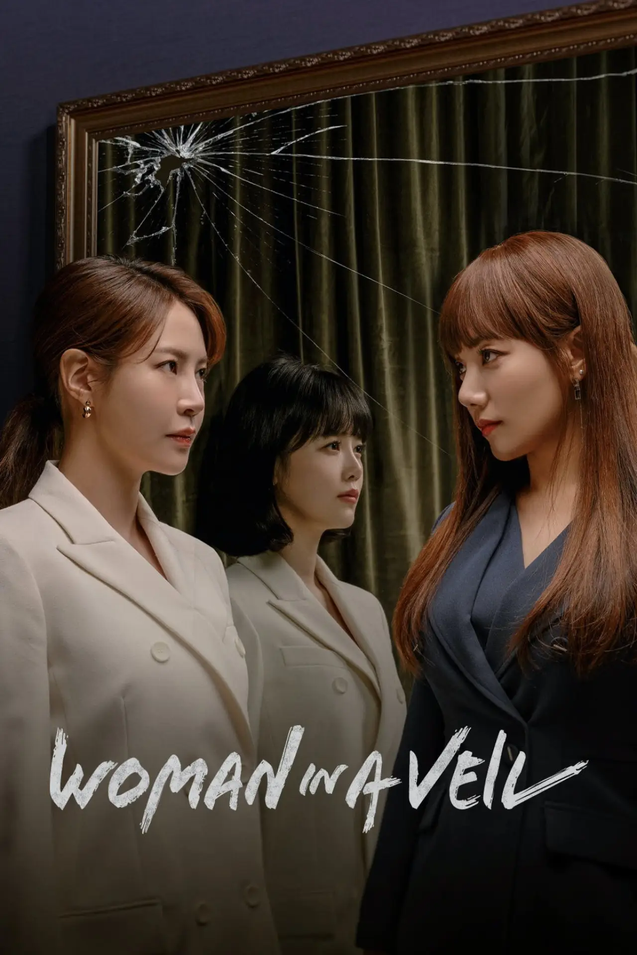 Plakat serialu "Kobieta w welonie"