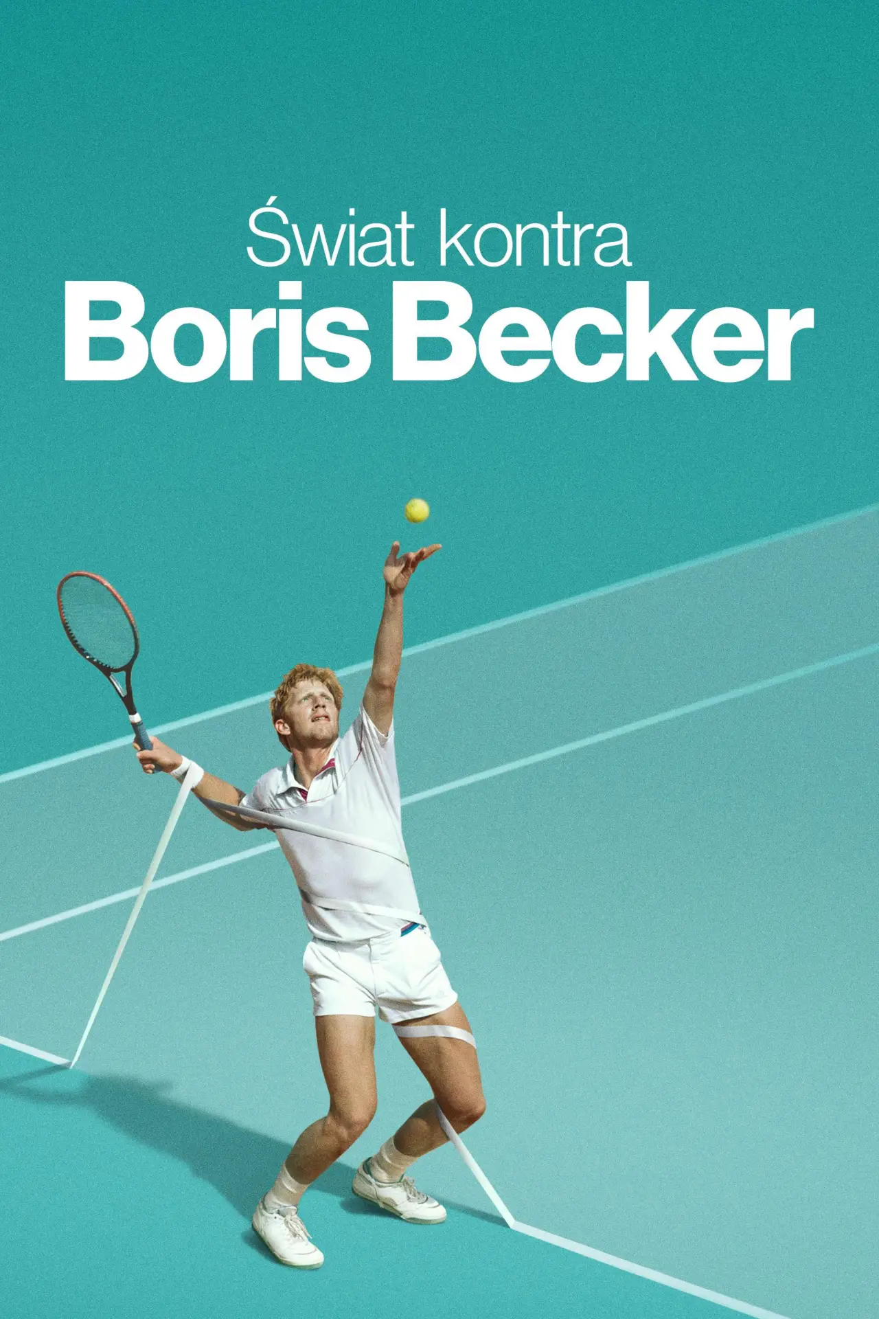 Plakat serialu "Świat kontra Boris Becker"