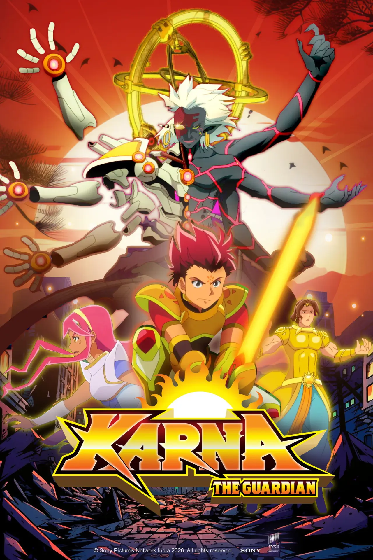 Plakat serialu "Karna the Guardian"