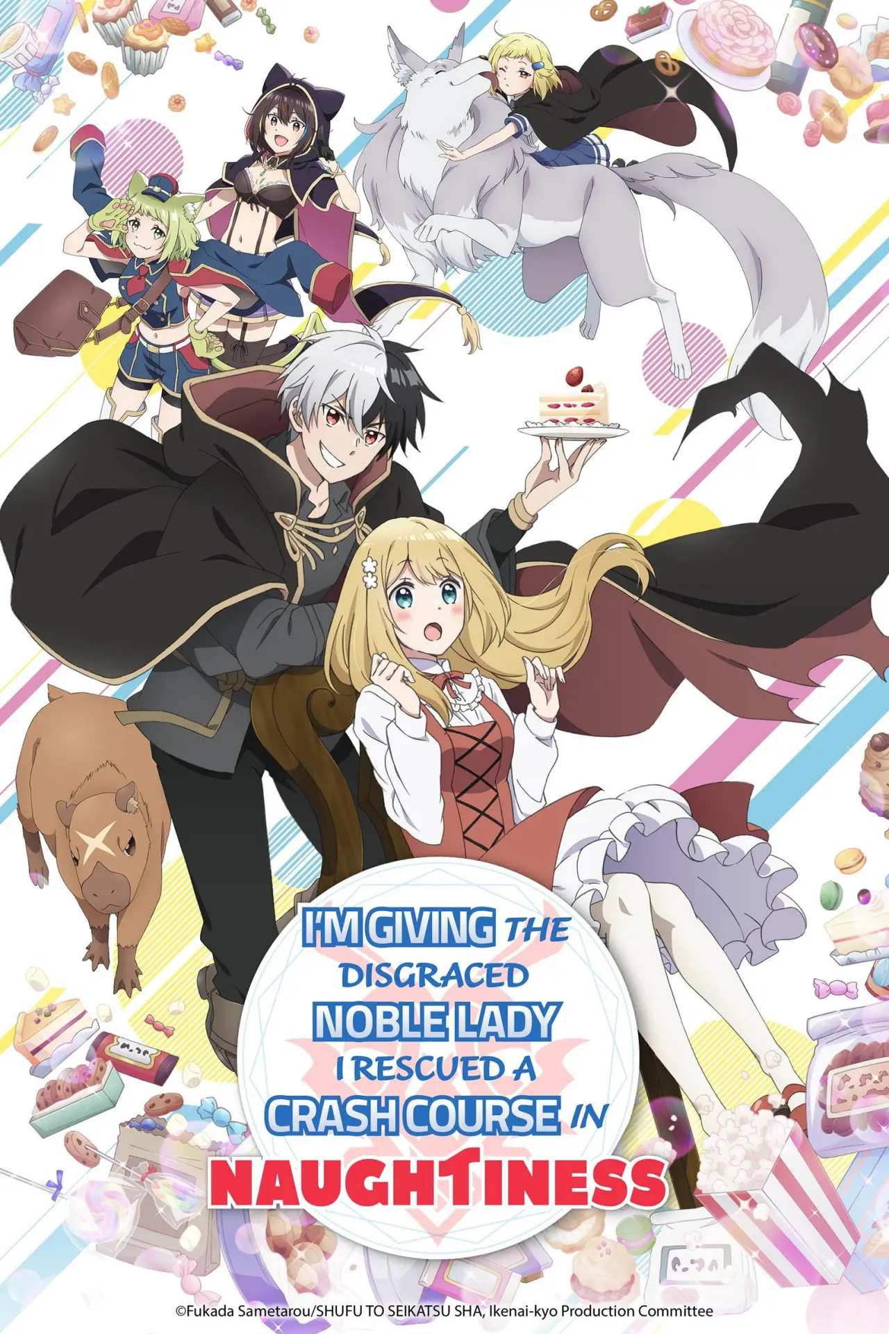 Plakat serialu "Konyaku Haki sareta Reijou wo Hirotta Ore ga, Ikenai Koto wo Oshiekomu"