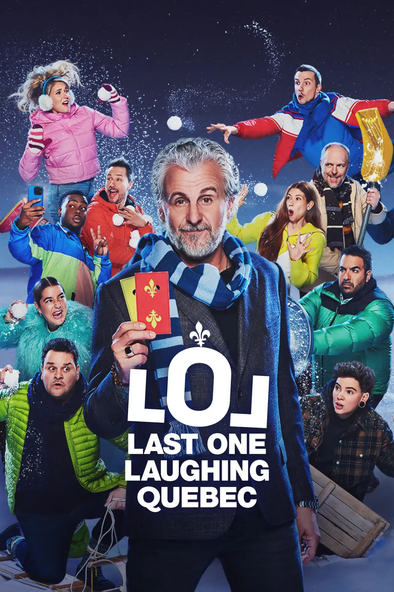 Plakat serialu "LOL: Ostatni, który się śmieje Quebec"