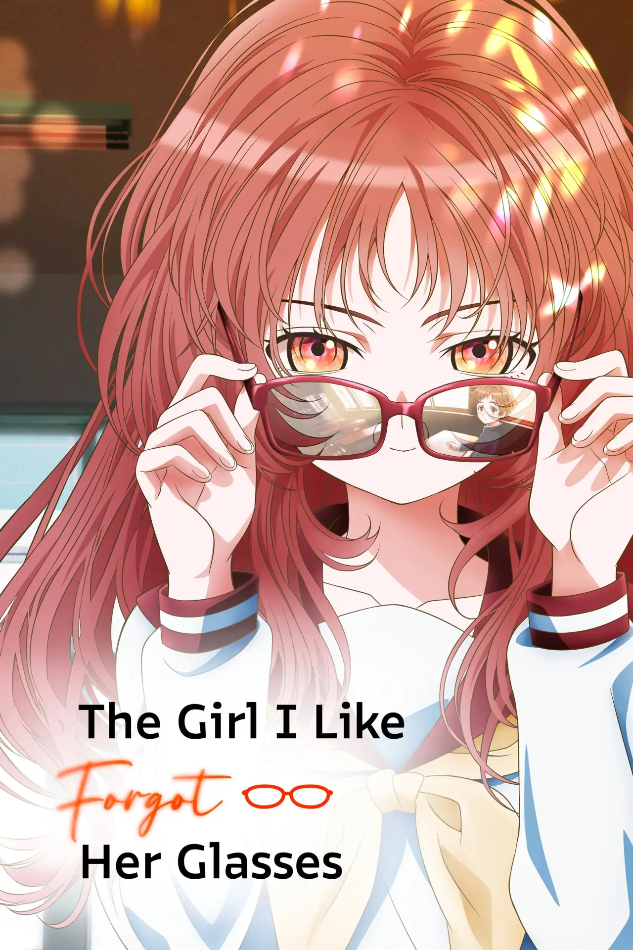 Plakat serialu "Suki na Ko ga Megane wo Wasureta"