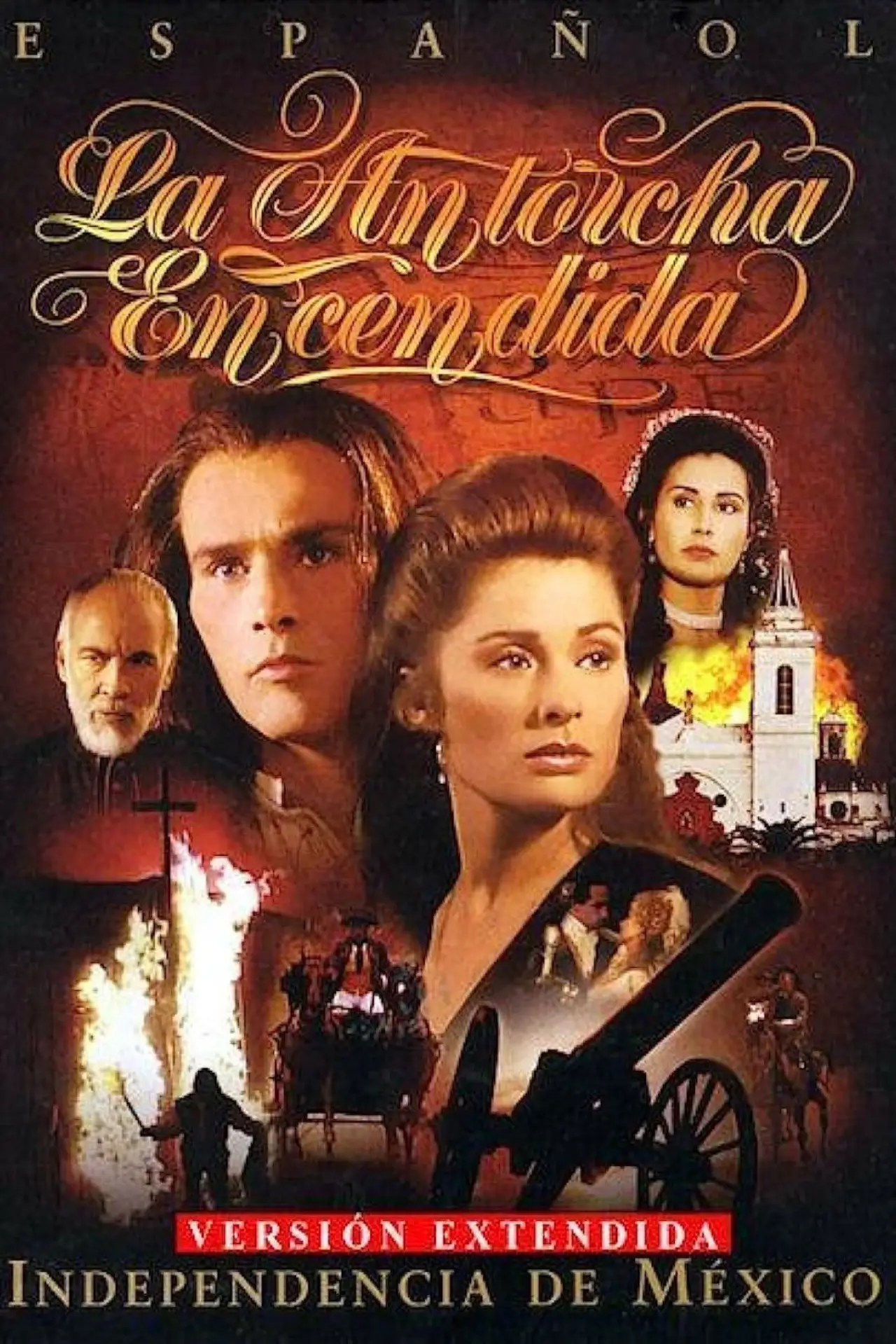 Plakat serialu "Zapłonała pochodnia"