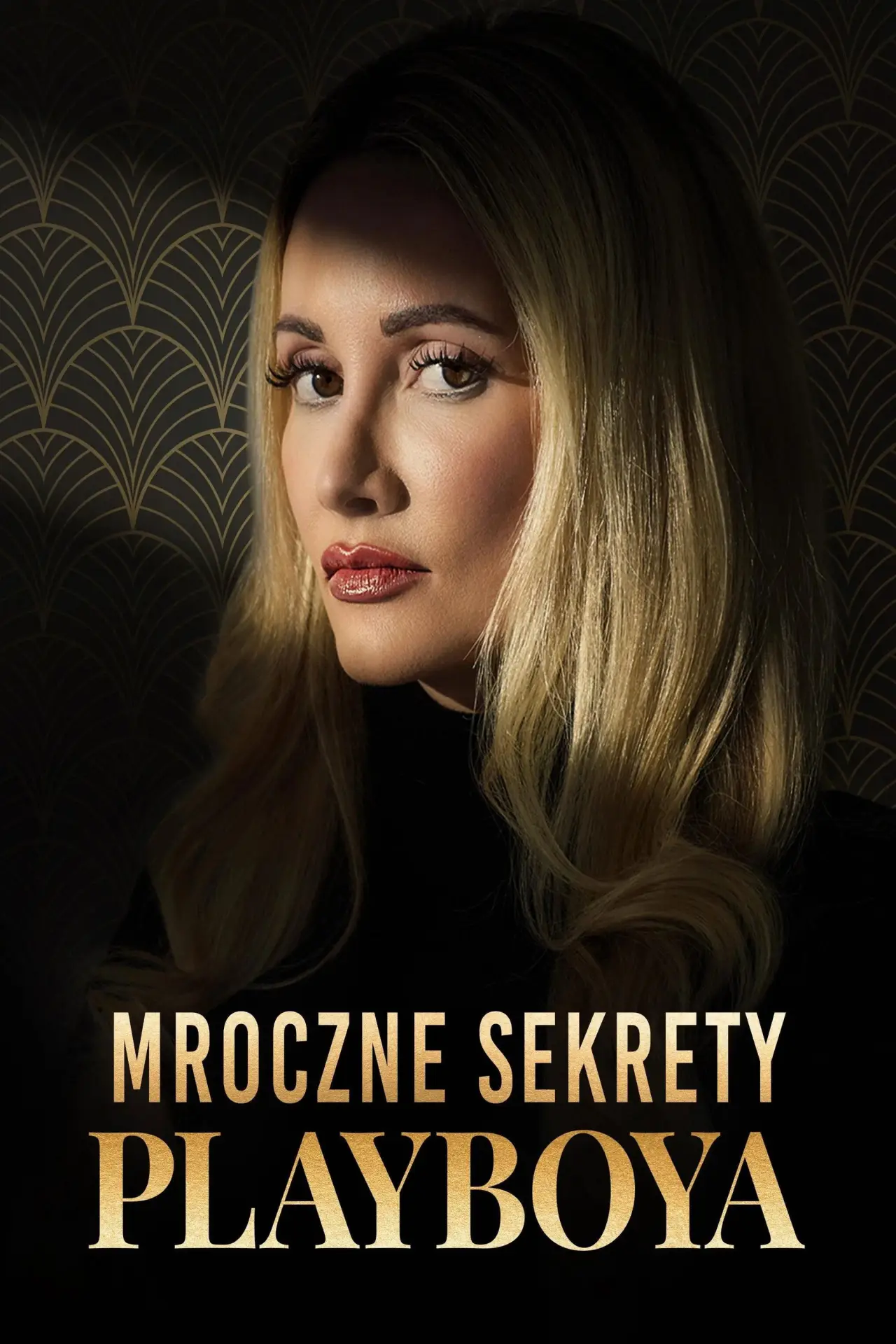 Plakat serialu "Mroczne sekrety Playboya"