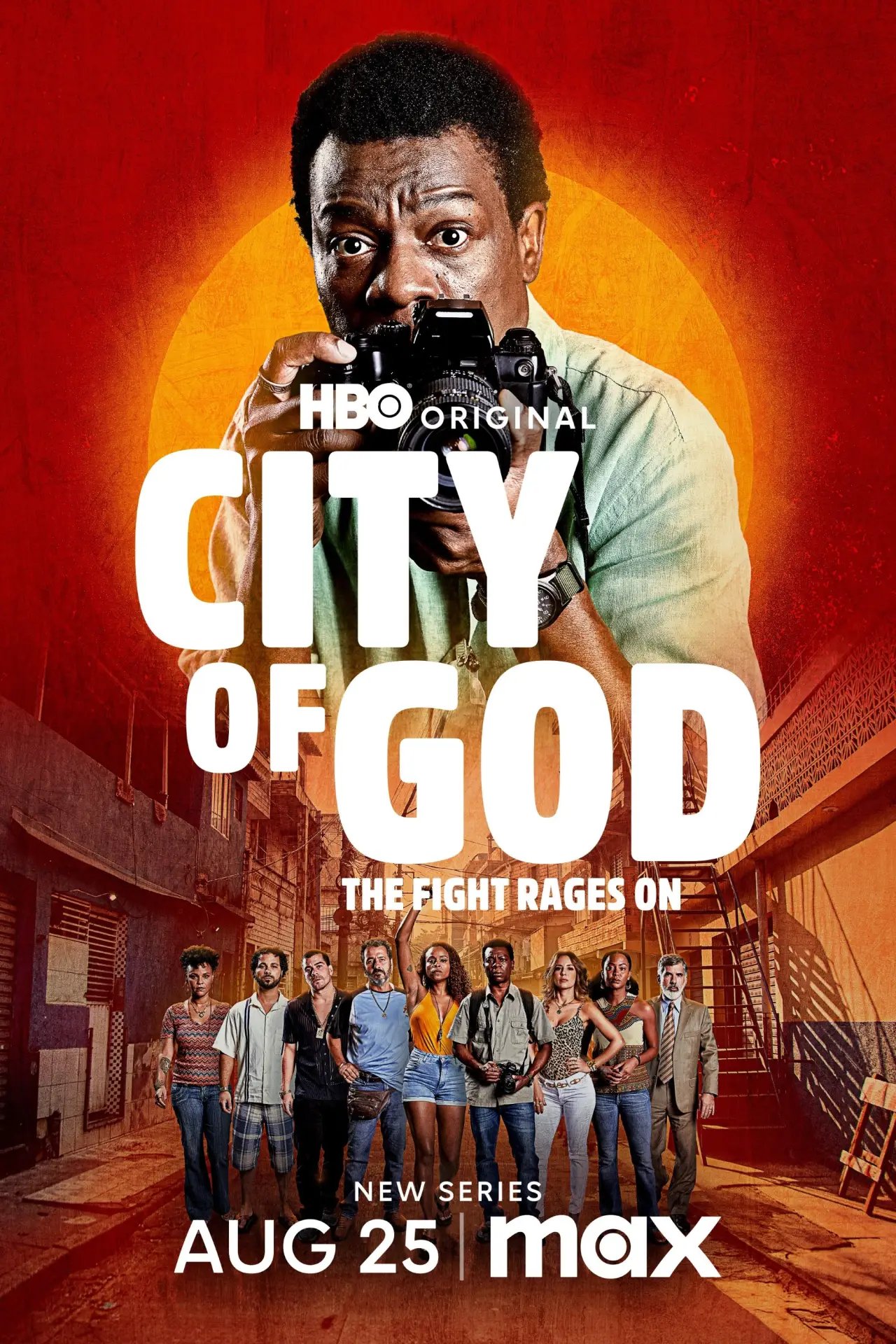 Постер к сериалу "Miasto Boga: Walka trwa"