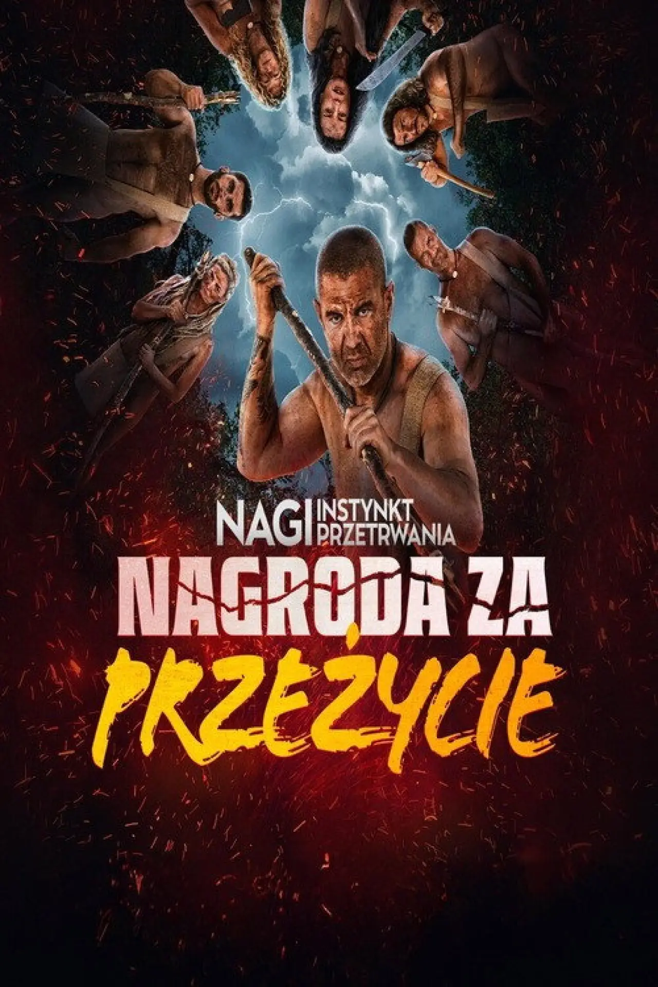 Plakat serialu "Nagi instynkt przetrwania: nagroda za przeżycie"