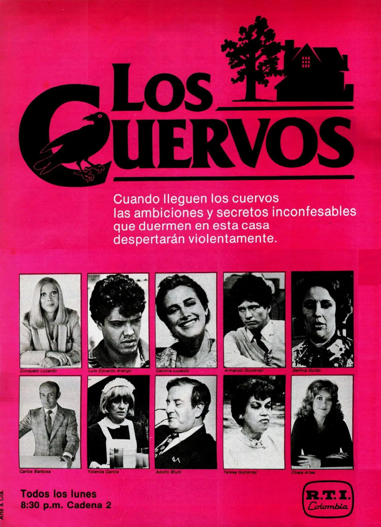 Plakat serialu "Los cuervos"