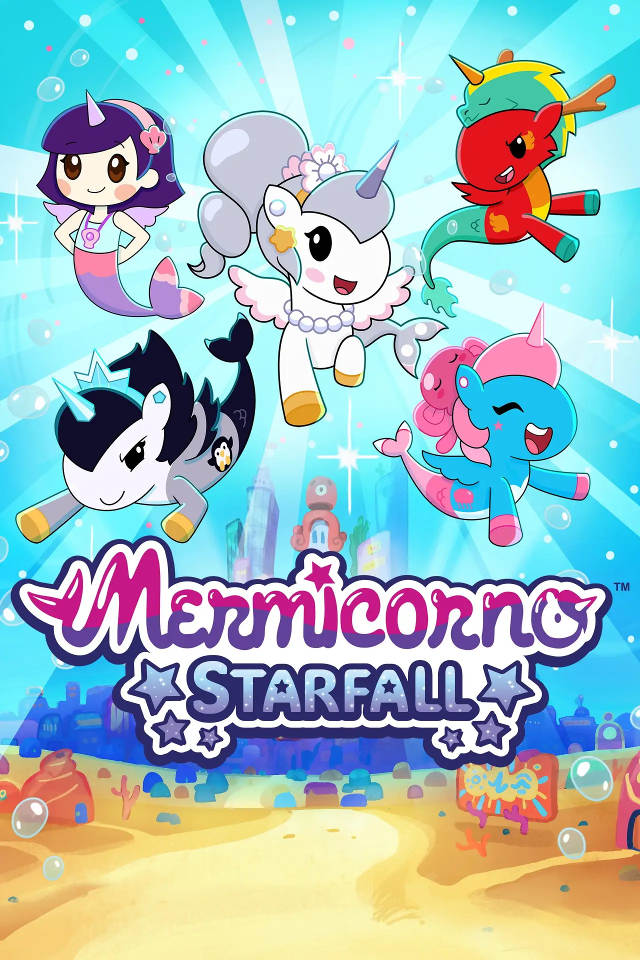 Plakat serialu "Mermicorno: Starfall"