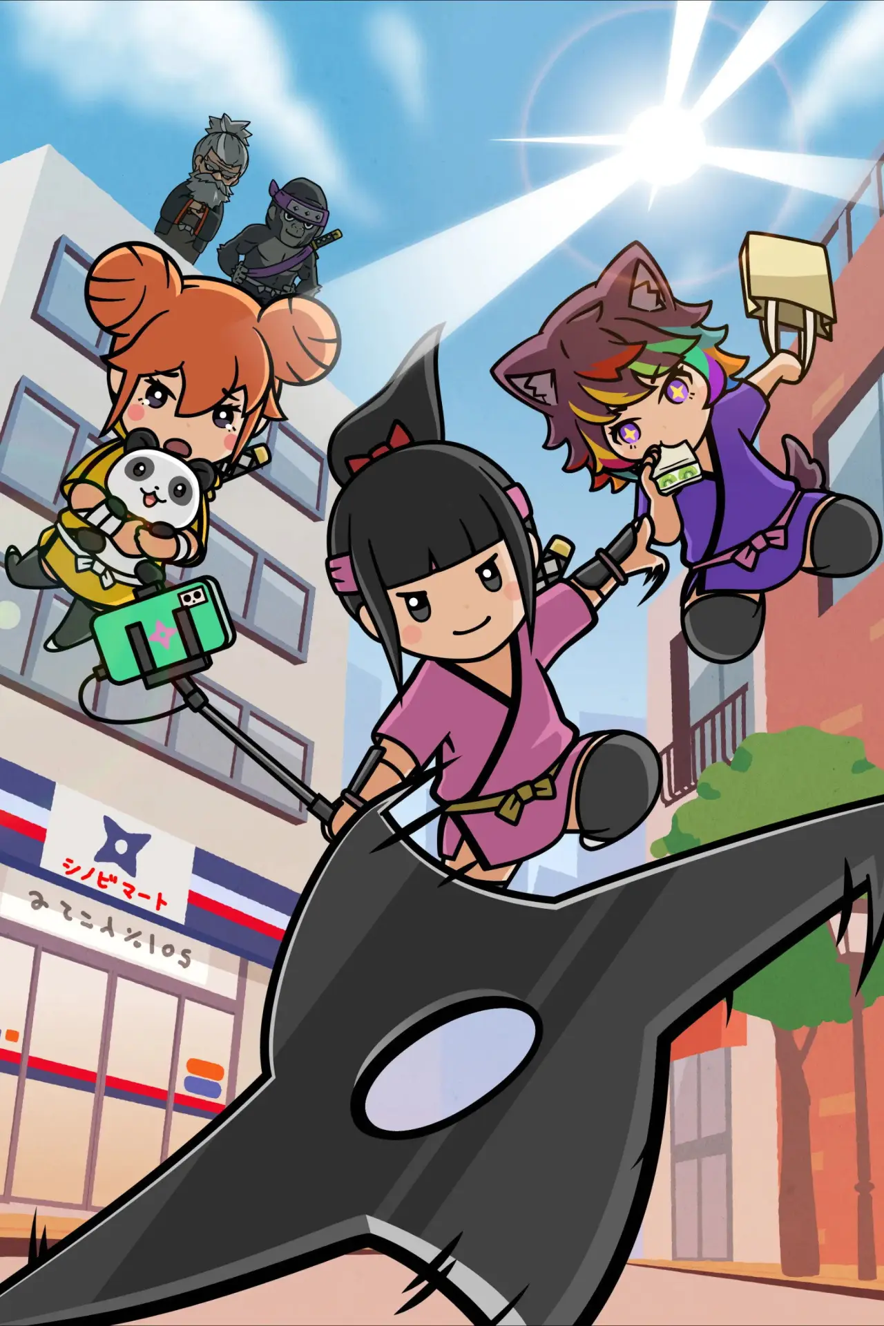 Plakat serialu "Shinobanai! Crypto Ninja Sakuya"