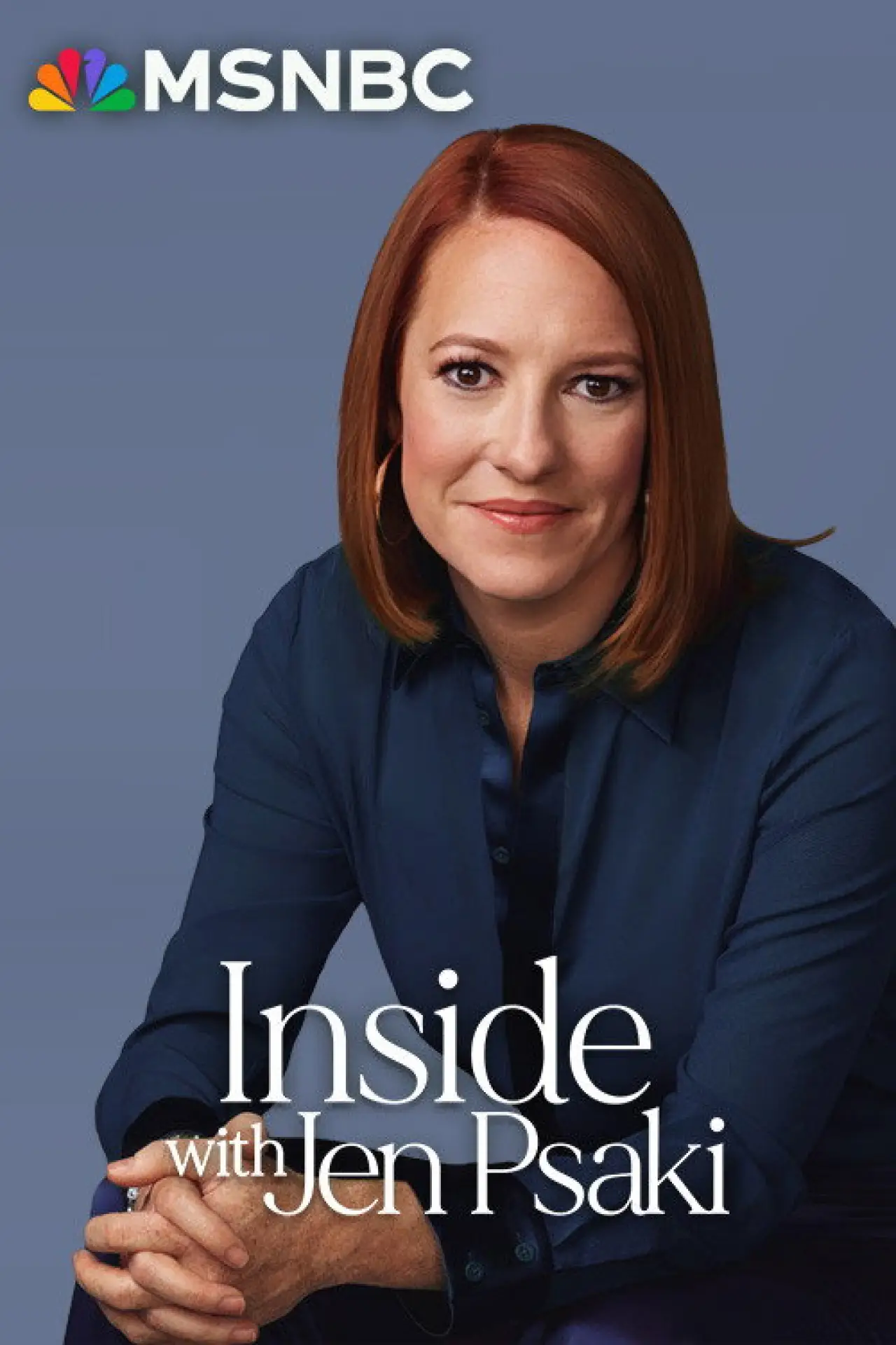 Plakat serialu "Wewnątrz z Jen Psaki"