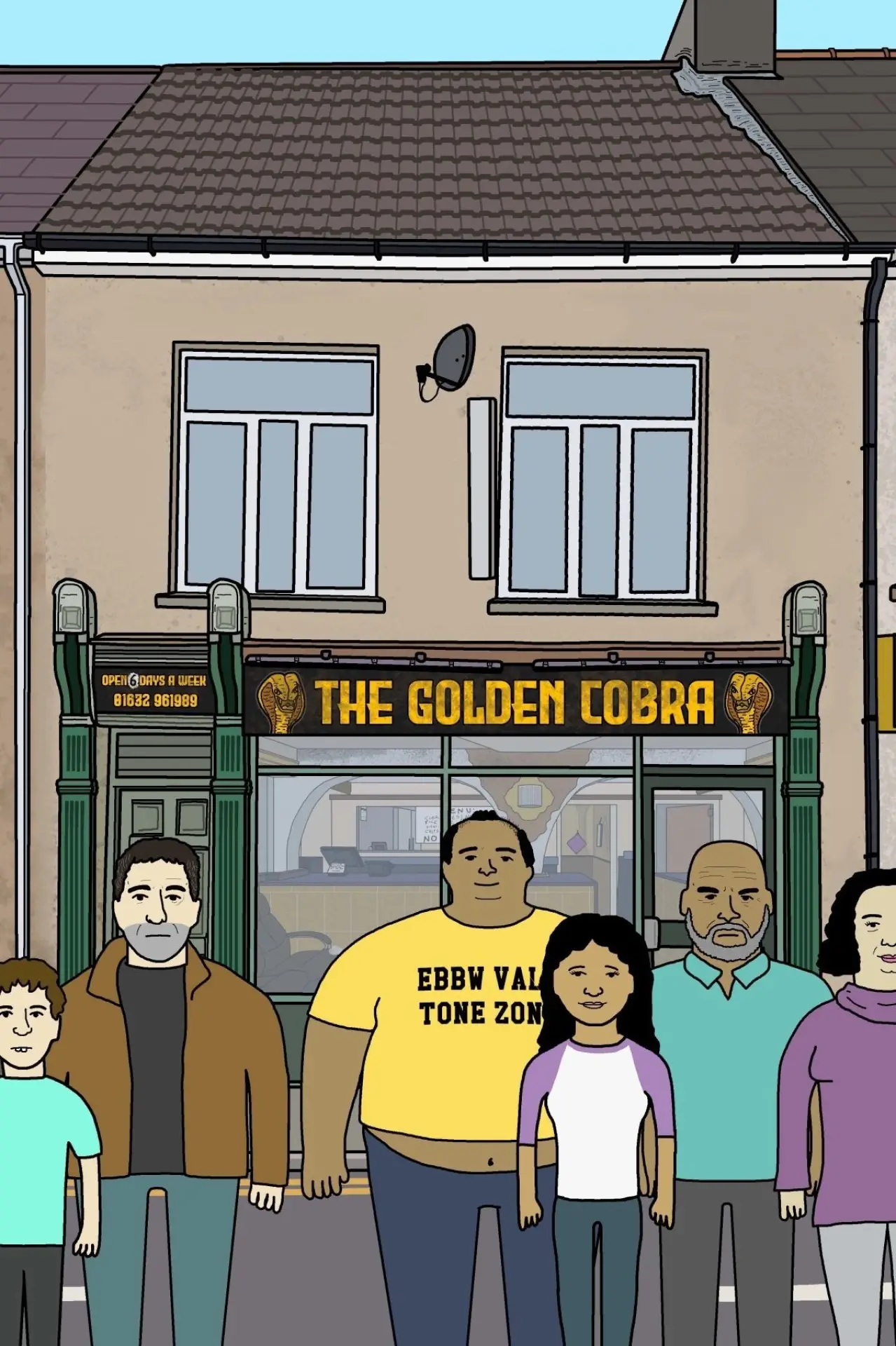 Plakat serialu "The Golden Cobra"