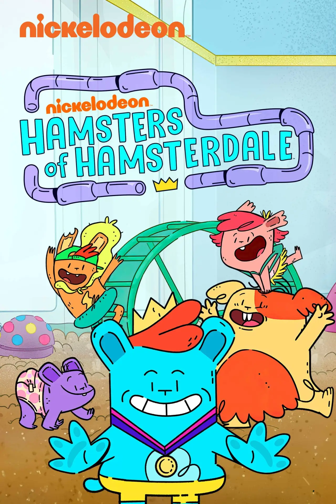 Plakat serialu "Chomiki z Hamsterdale"