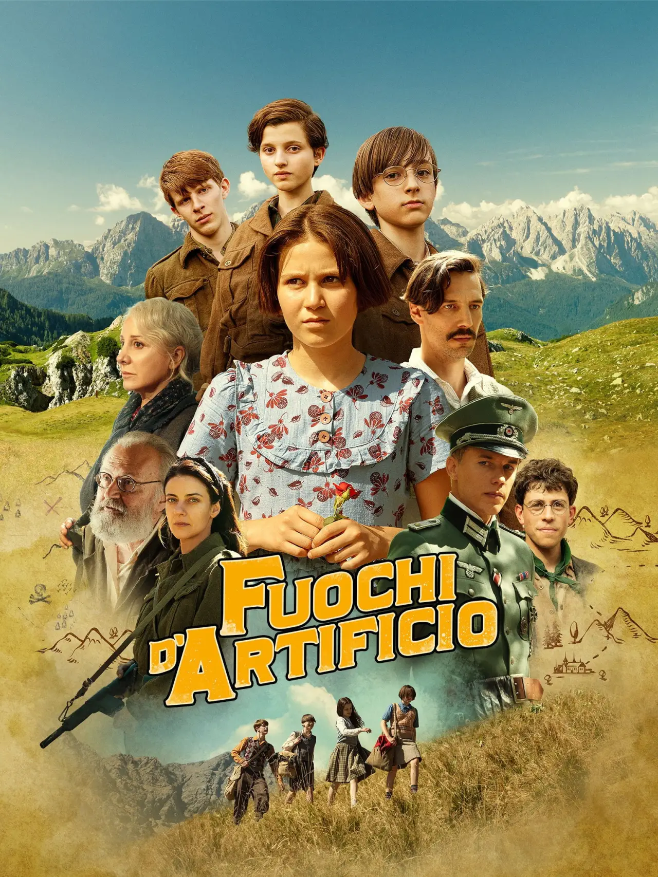 Plakat serialu "Fajerwerki"