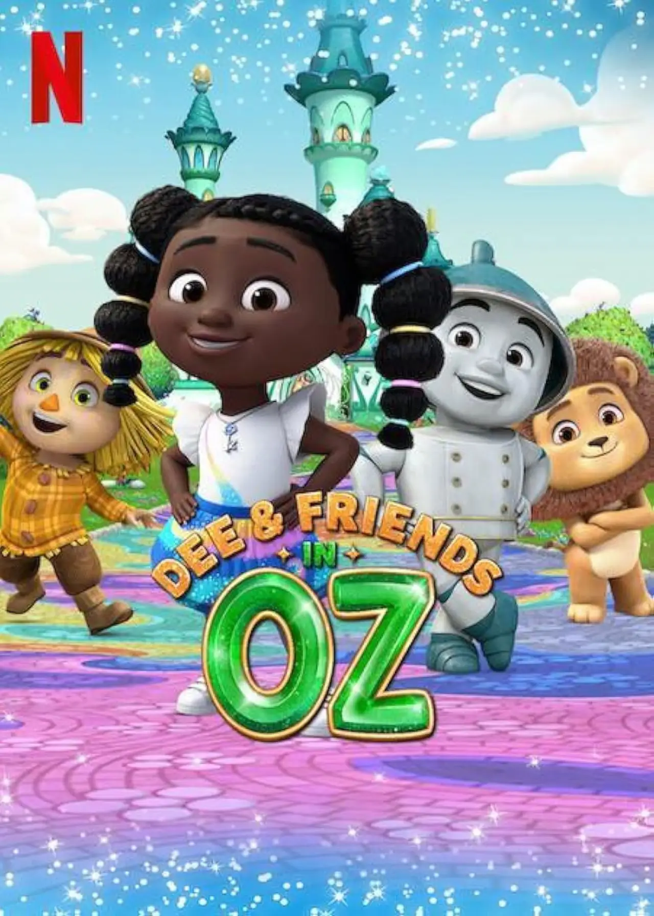 Plakat serialu "Dee i przyjaciele w krainie Oz"