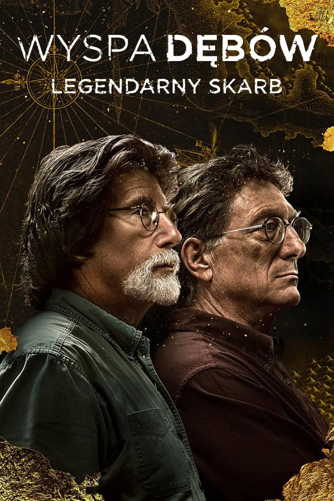 Plakat serialu "Wyspa Dębów: legendarny skarb"