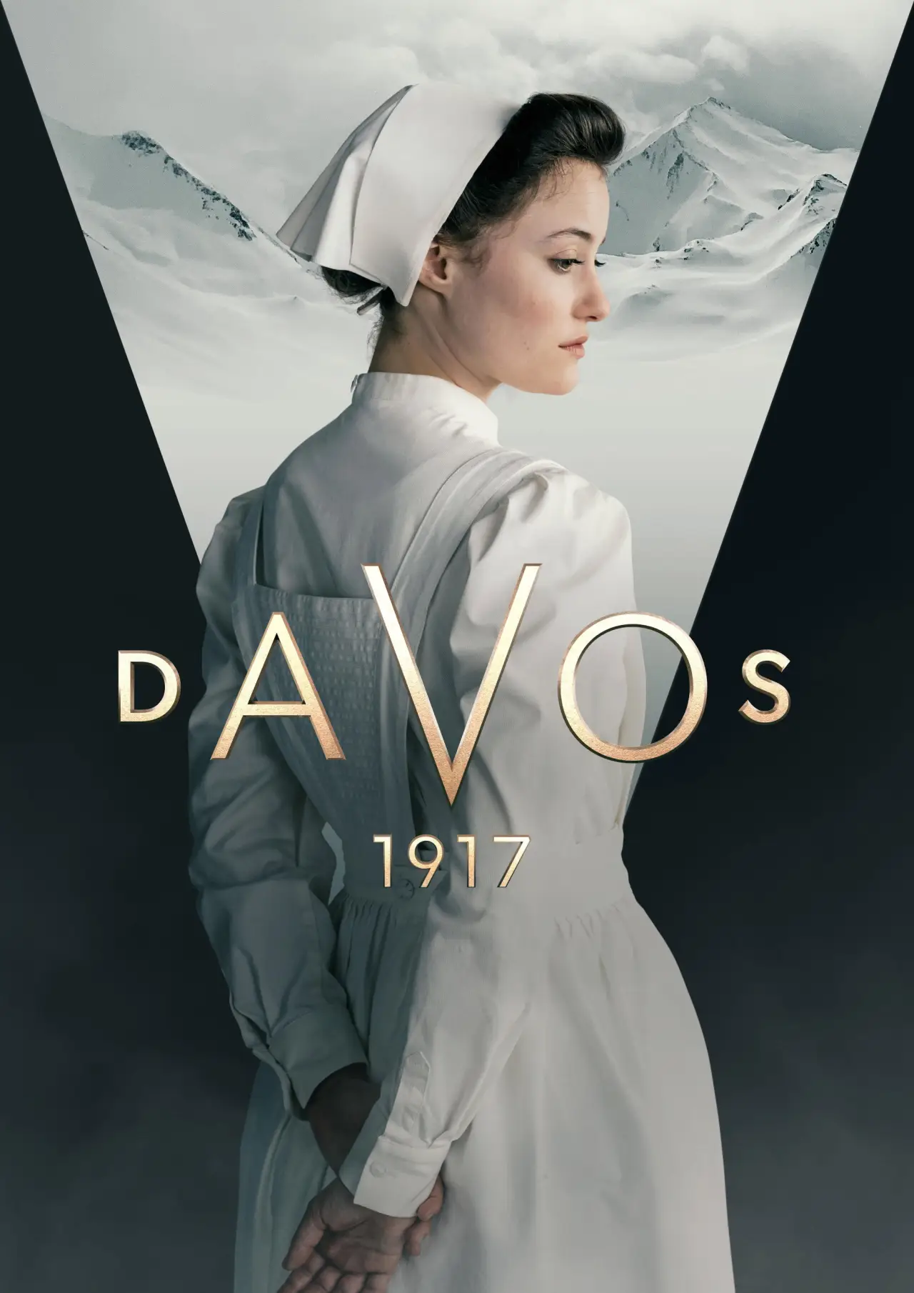 Plakat serialu "Davos Wojna szpiegów"