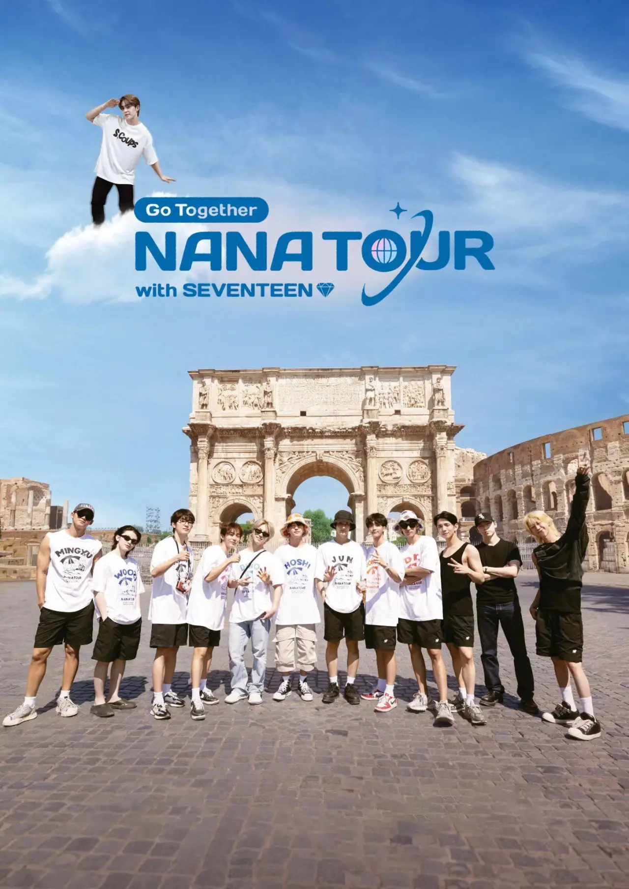 Plakat serialu "NANA TOUR z SEVENTEEN"