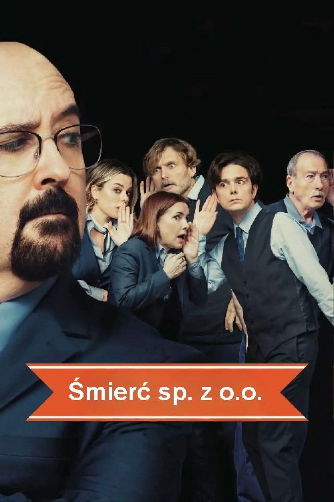 Plakat serialu "Śmierć sp. z o.o."