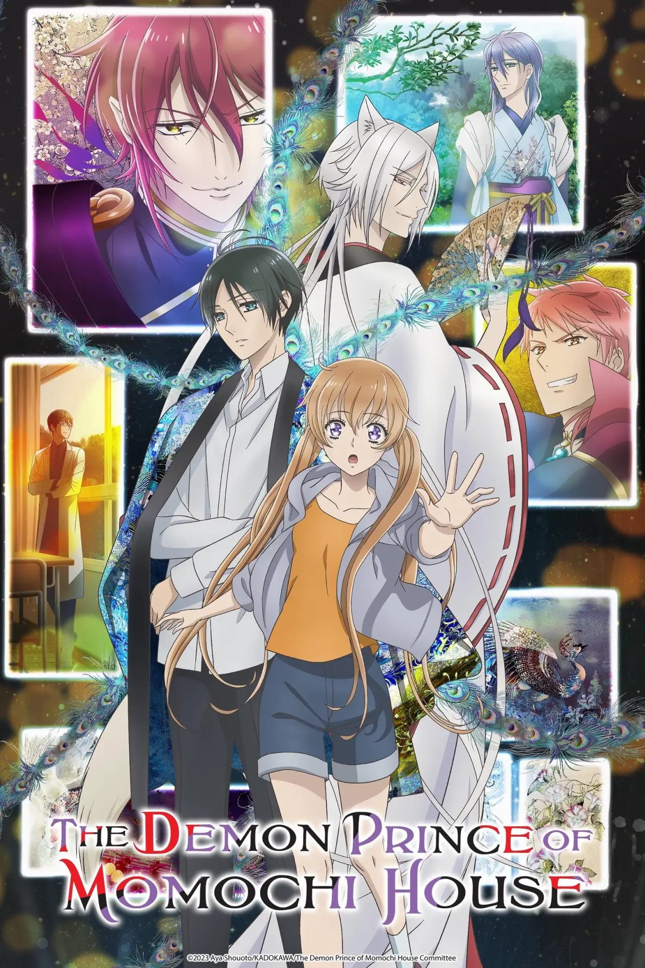 Plakat serialu "Momochi-san Chi no Ayakashi Ouji"