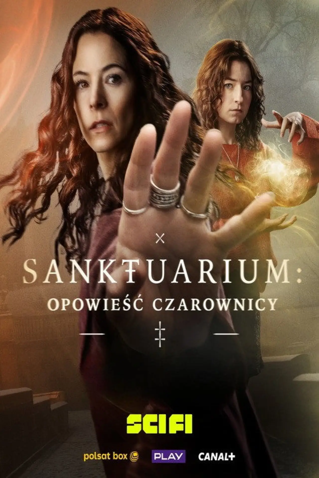 Plakat serialu "Sanktuarium: Opowieść czarownicy"