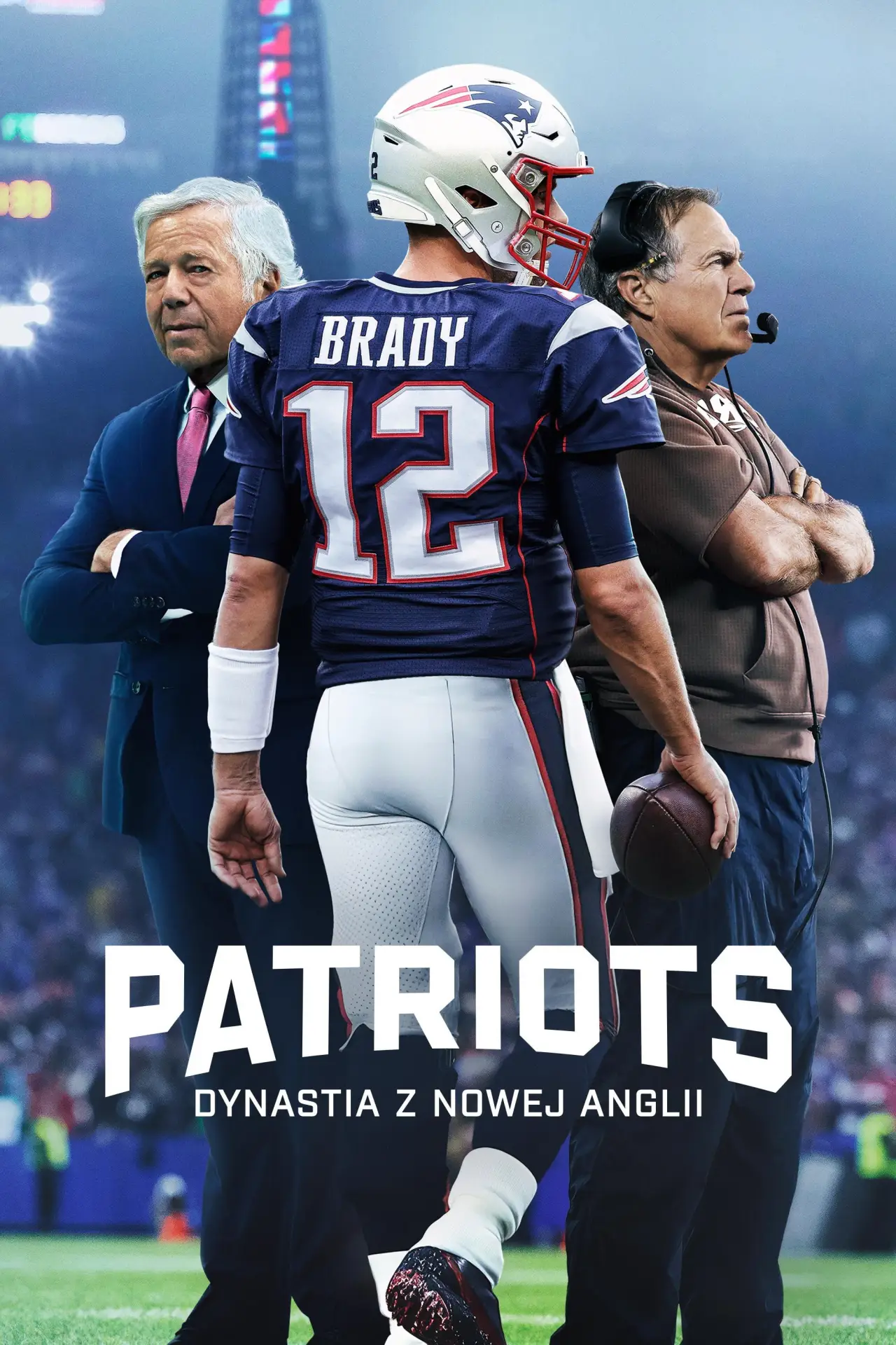 Plakat serialu "Patriots: dynastia z Nowej Anglii"