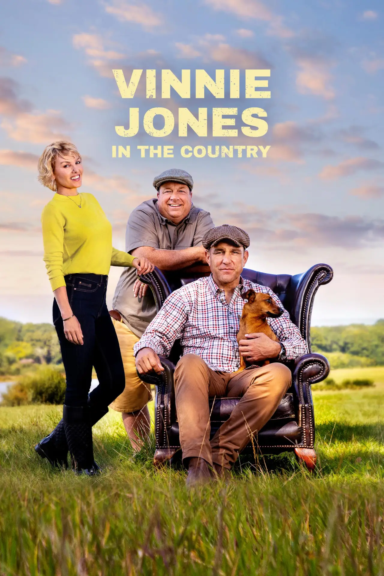 Plakat serialu "Vinnie Jones na wsi"