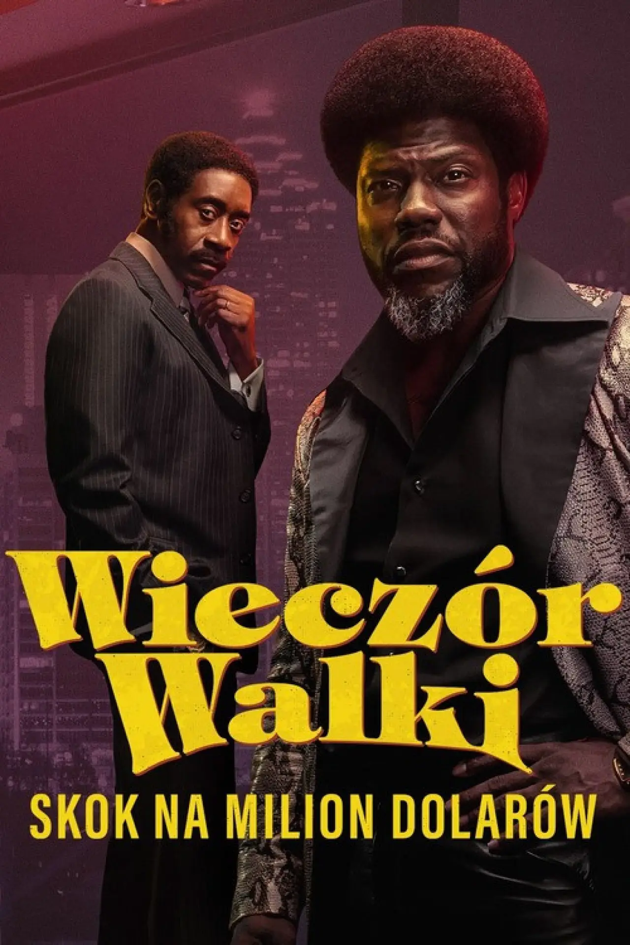 Plakat serialu "Wieczór walki. Skok na milion dolarów"