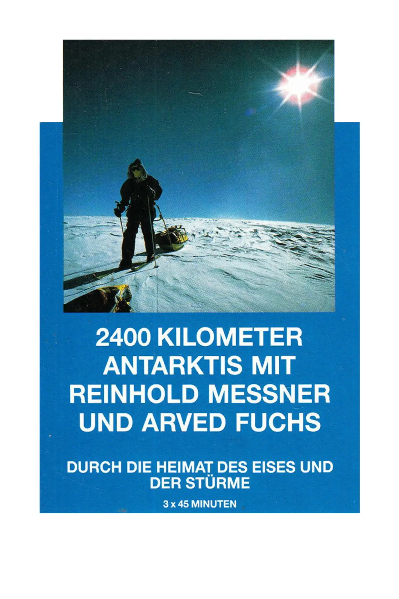 Plakat serialu "Przez ojczyznę lodu i burz"