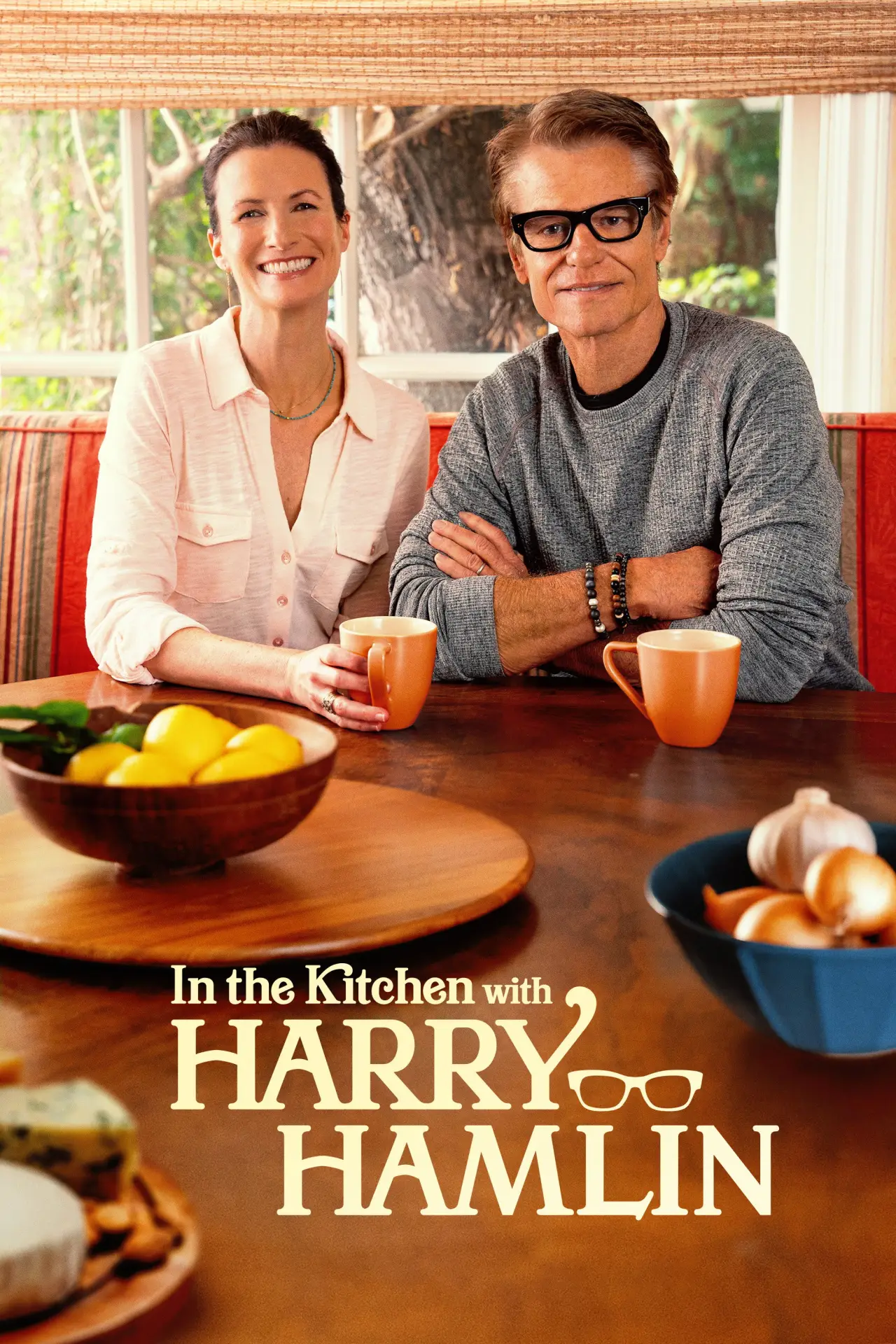 Plakat serialu "W kuchni z Harrym Hamlinem"