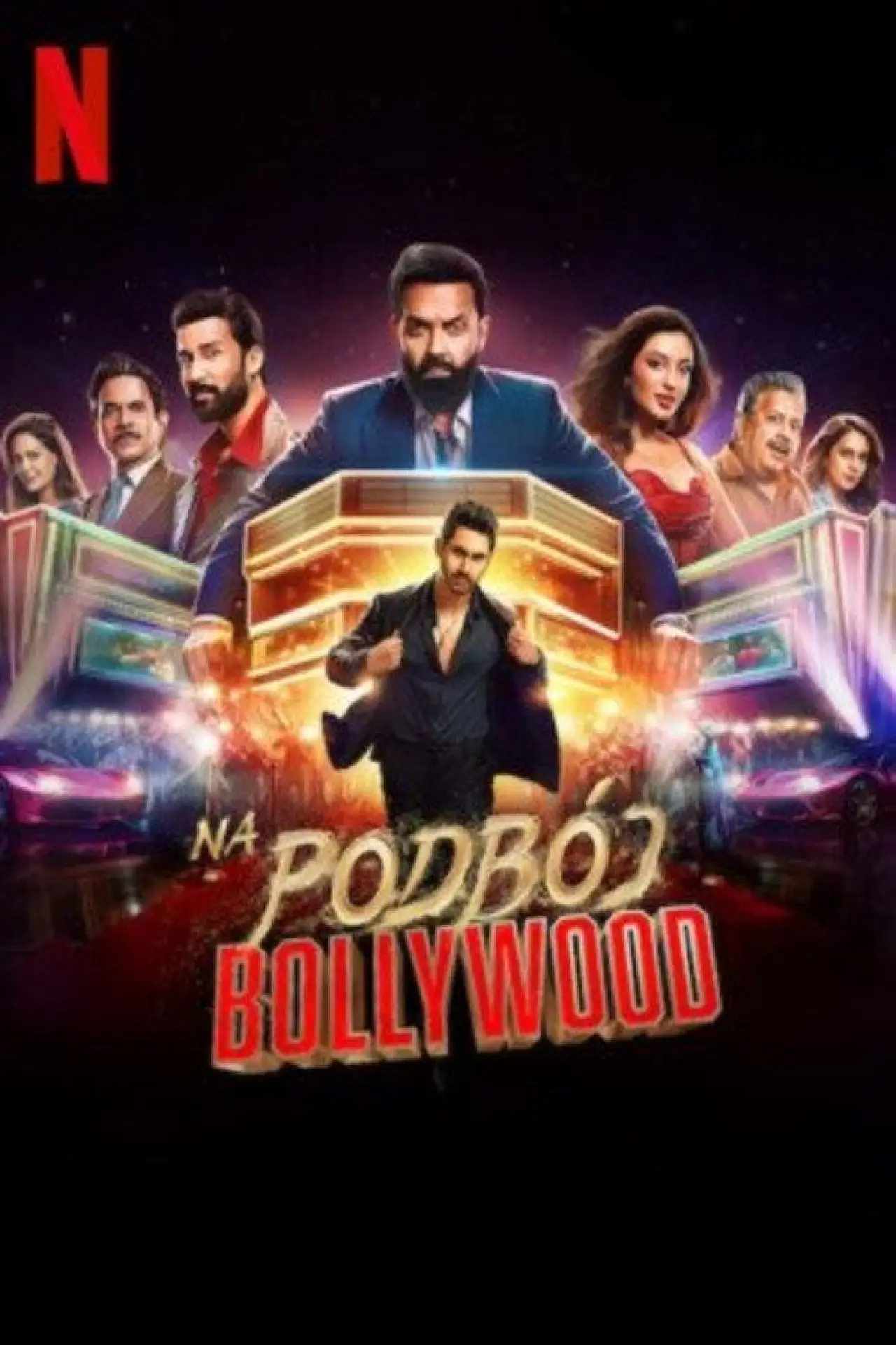 Plakat serialu "Na podbój Bollywood"
