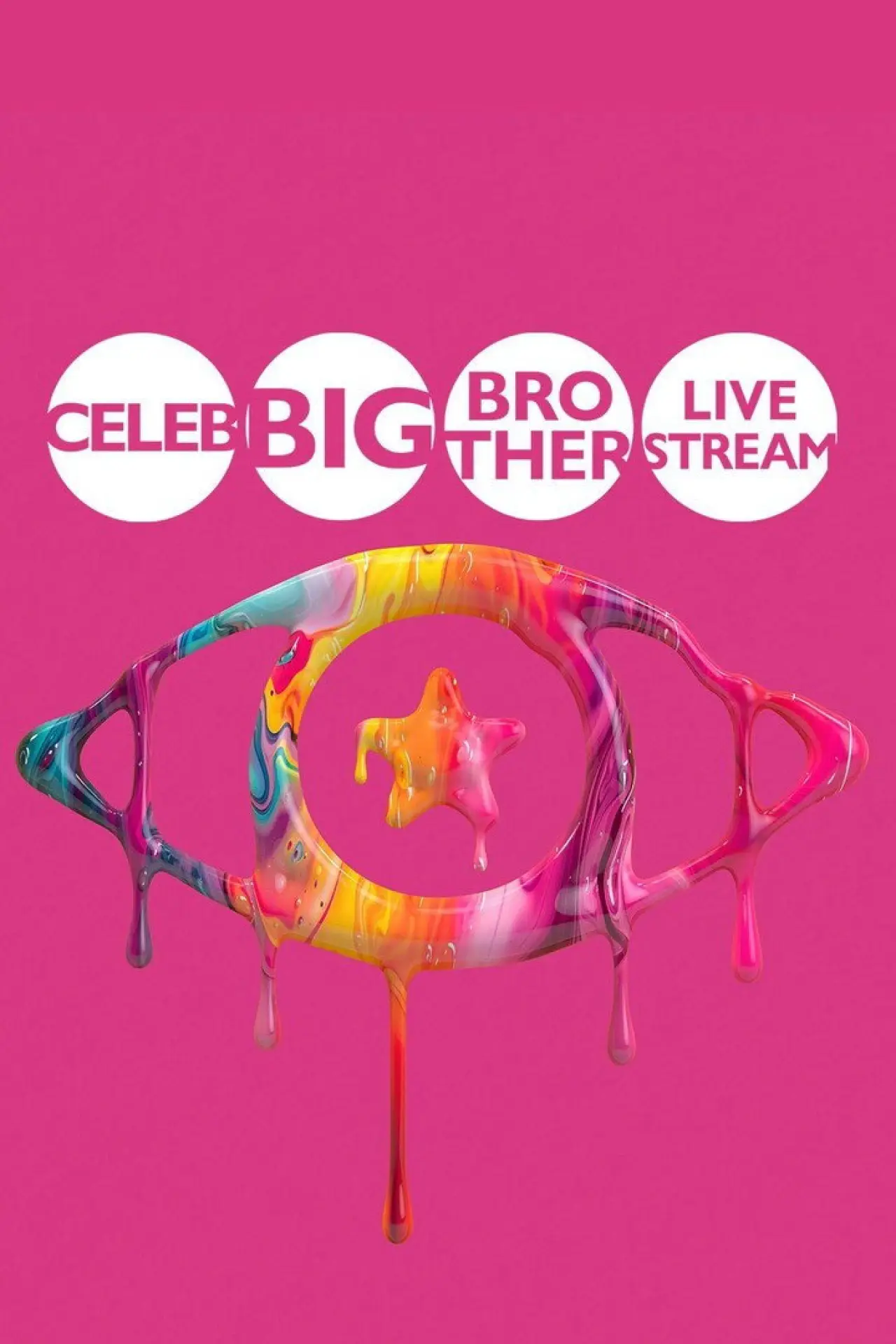 Plakat serialu "Celebrity Big Brother: Transmisja na żywo"