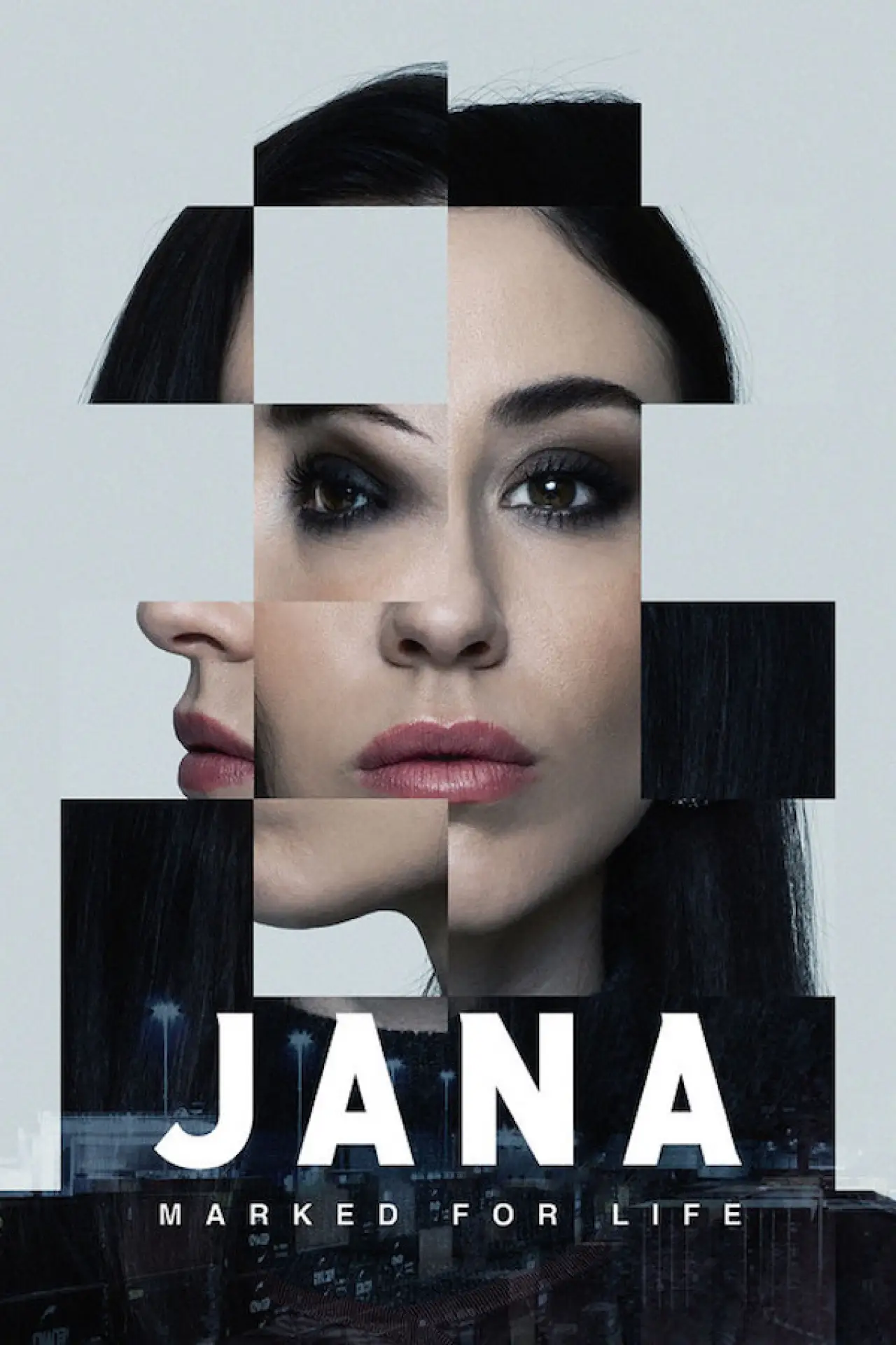 Plakat serialu "Jana – naznaczona na całe życie"