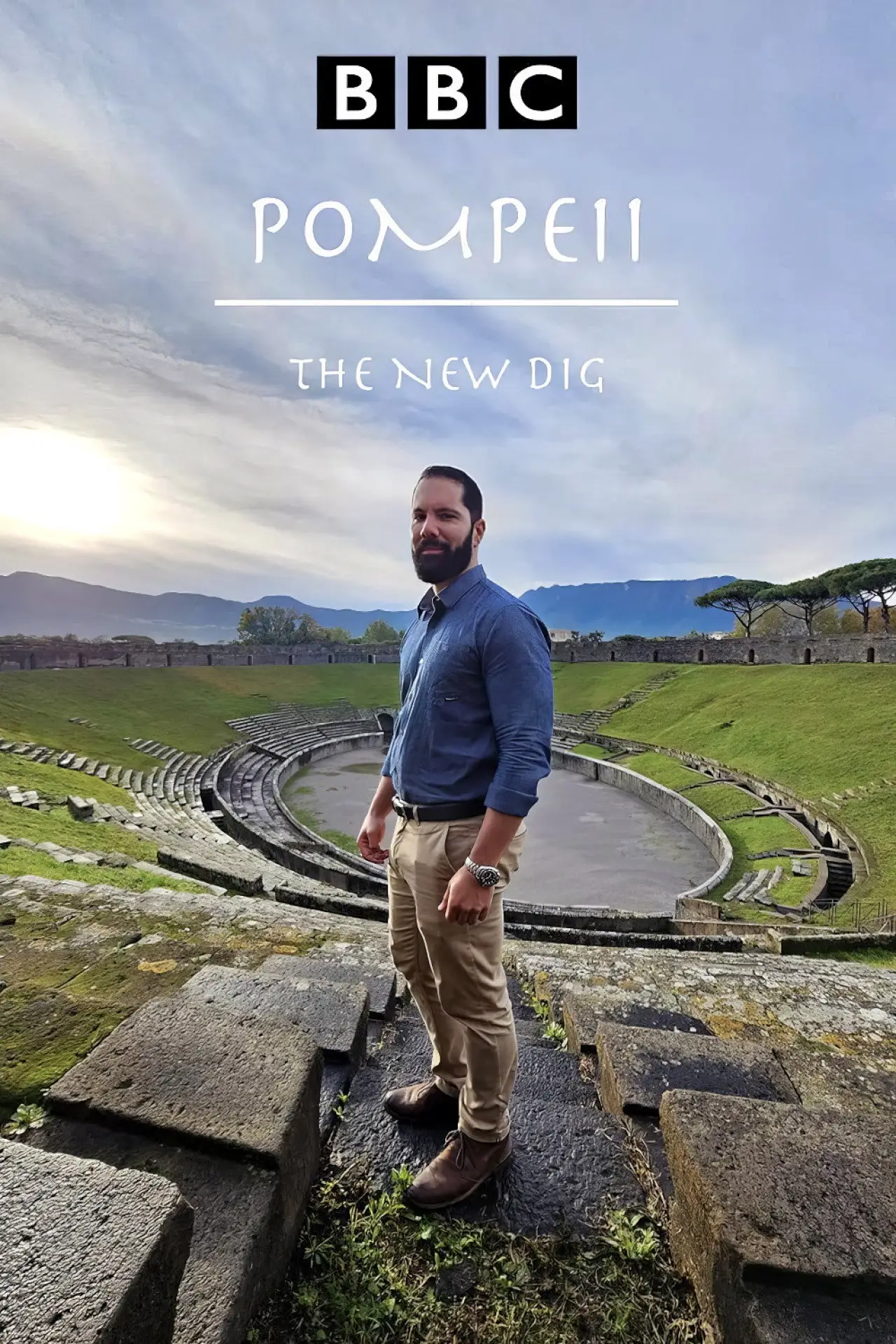 Plakat serialu "Pompeje: Nowe wykopaliska"