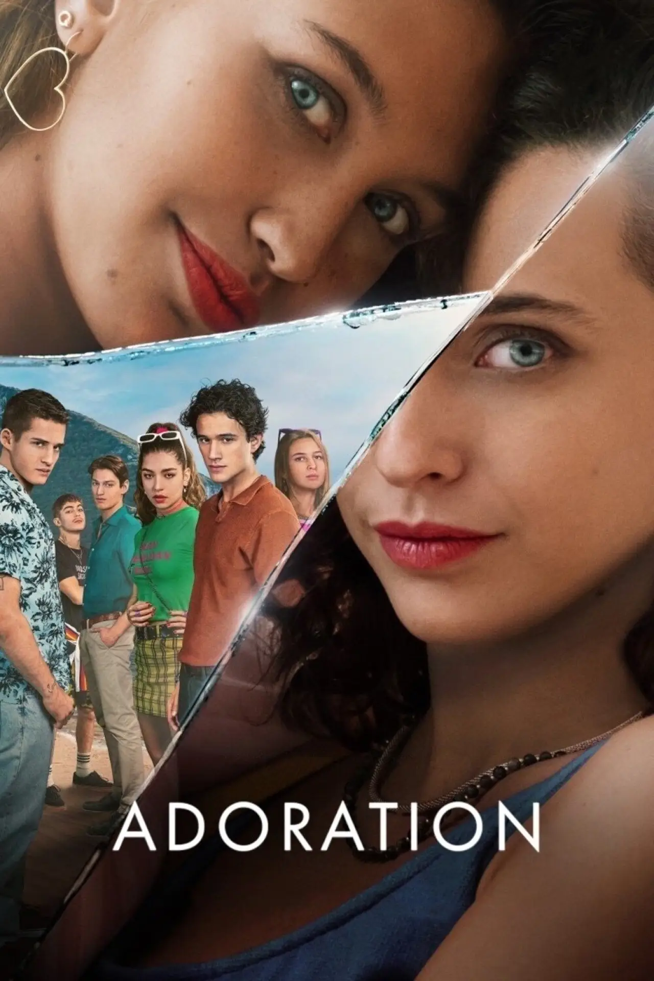 Plakat serialu "Adoracja"