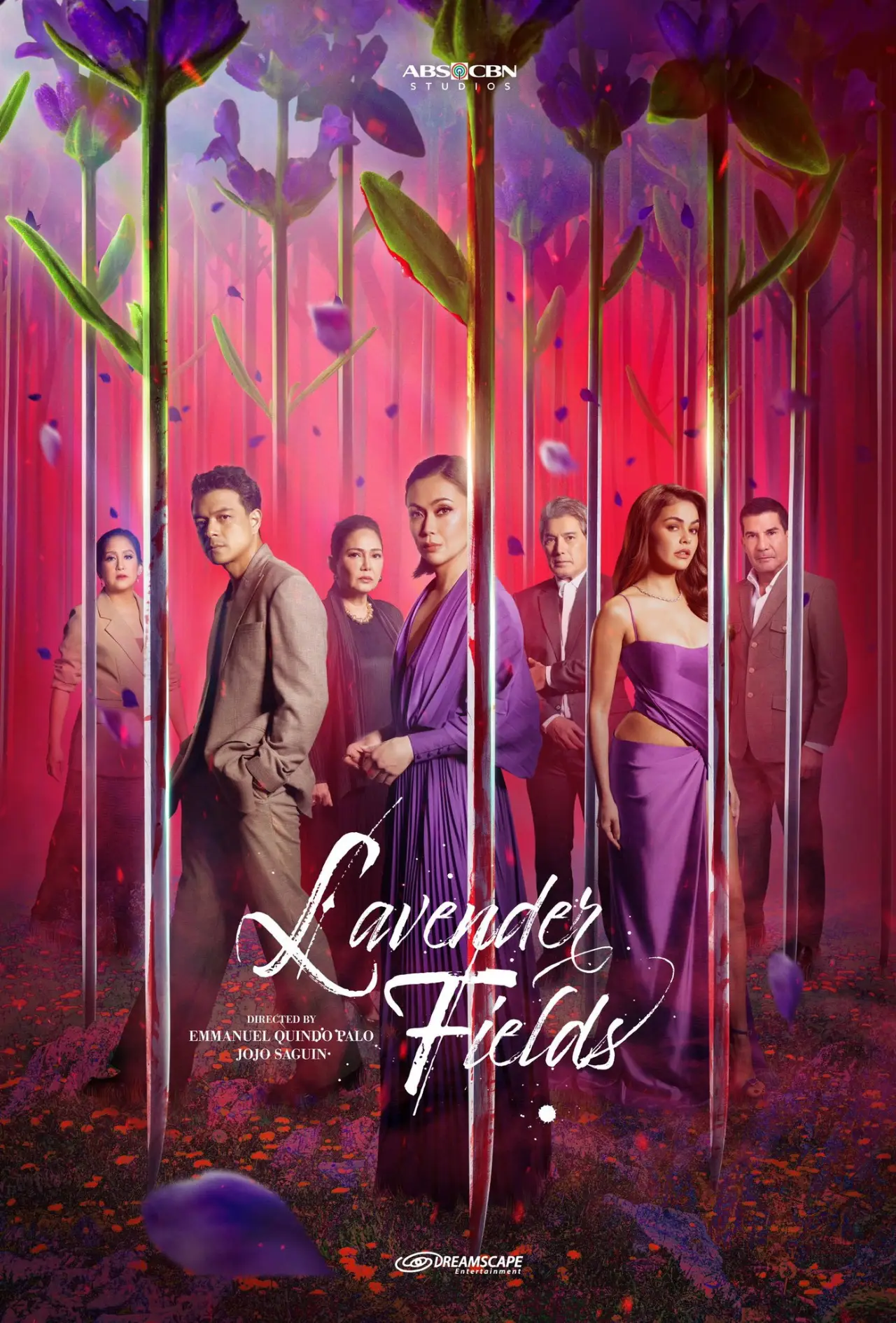 Plakat serialu "Lawendowe pola"