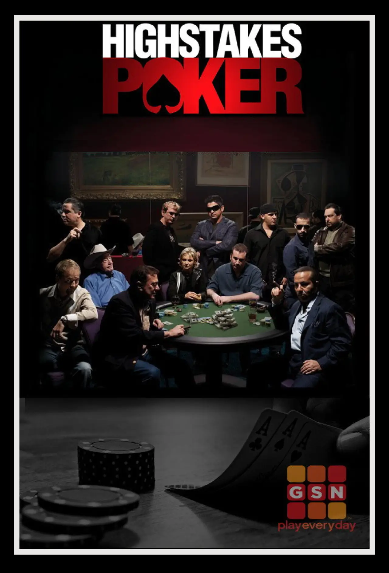 Plakat serialu "High Stakes Poker"