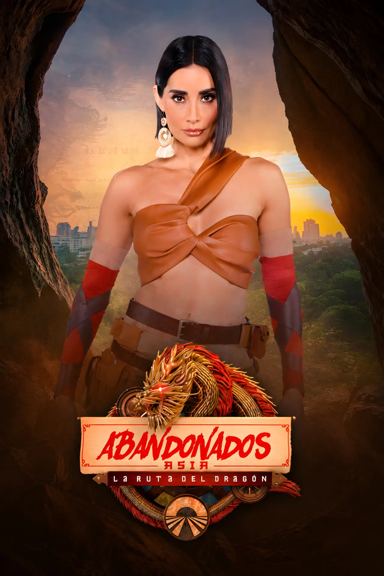 Plakat serialu "Abandonados, Asia: La Ruta del Dragón"