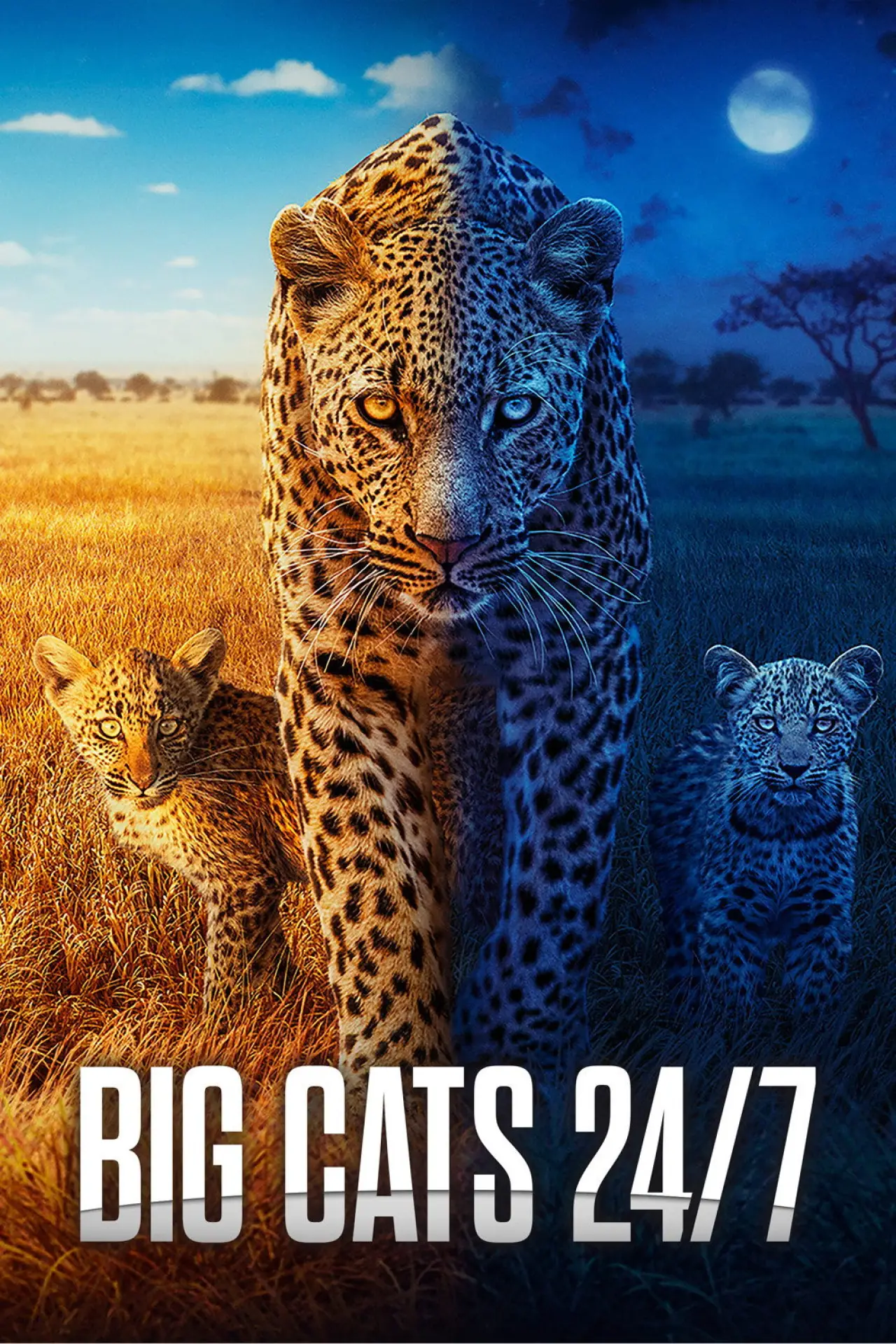 Plakat serialu "Big Cats 24/7"
