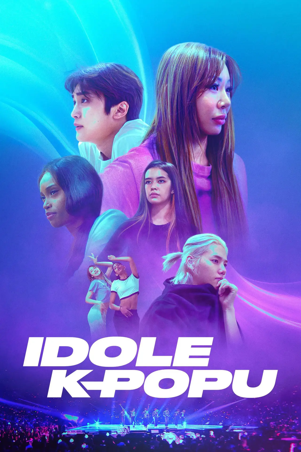 Plakat serialu "Idole k-popu"