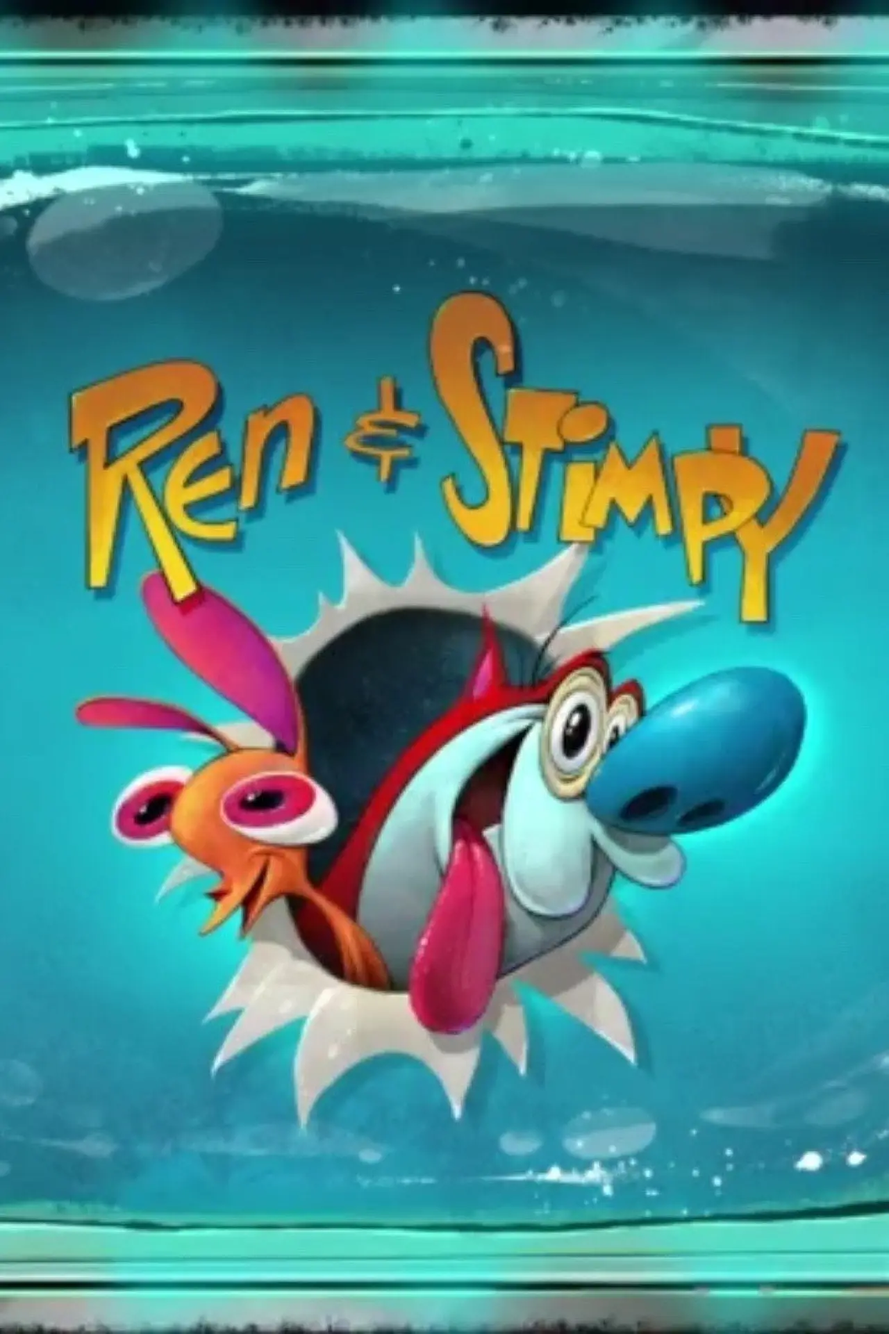 Plakat serialu "Ren & Stimpy"