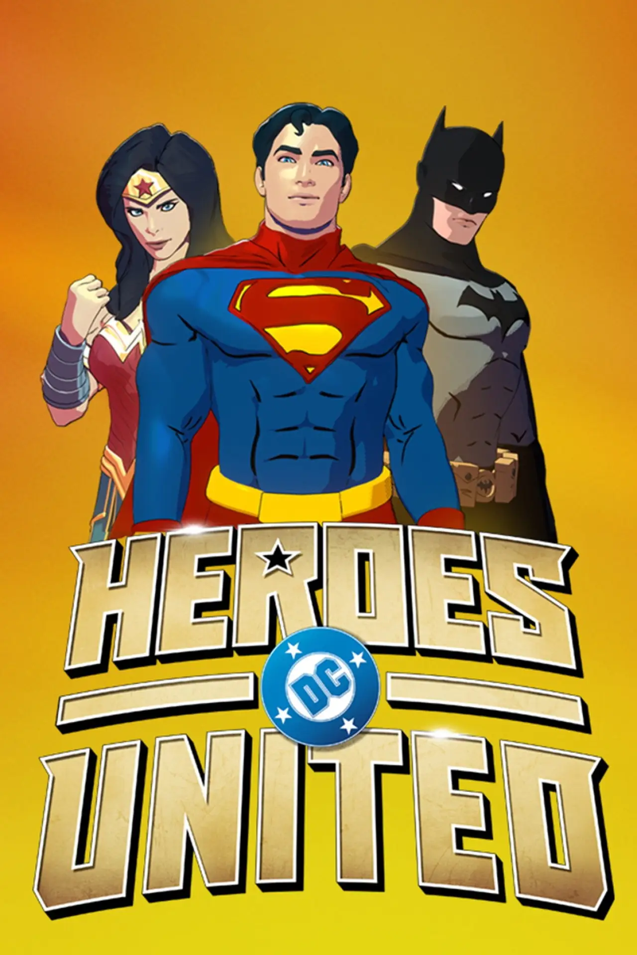 Plakat serialu "DC Heroes United"