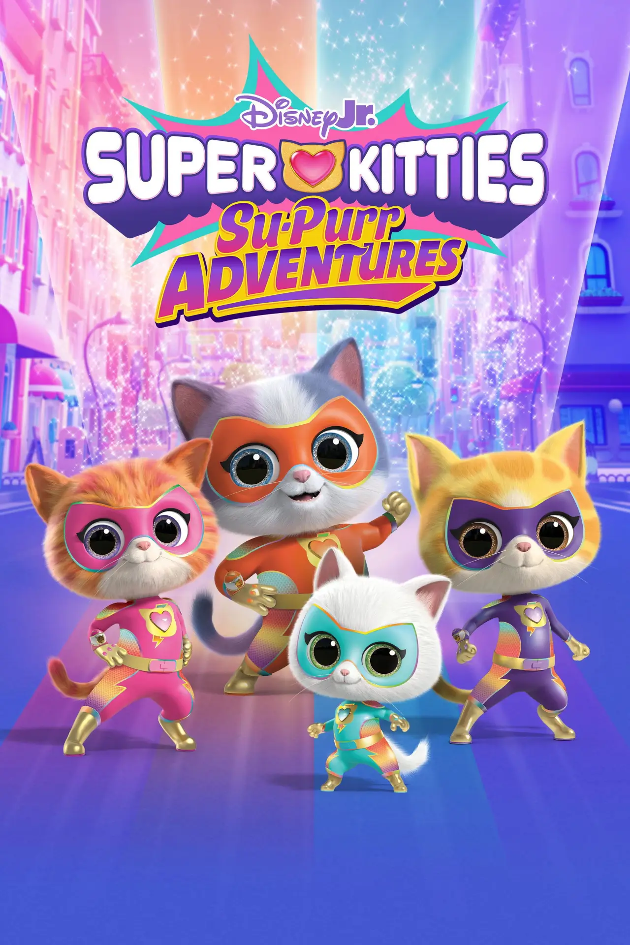 Plakat serialu "SuperKitties: Su-Purr Adventures (Shorts)"
