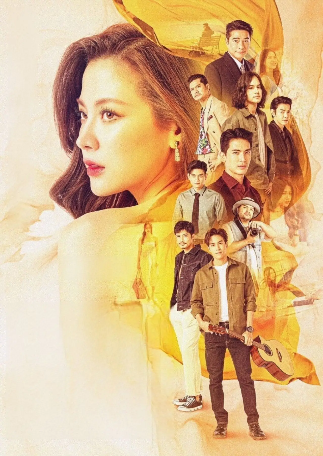 Plakat serialu "ทองประกายแสด"