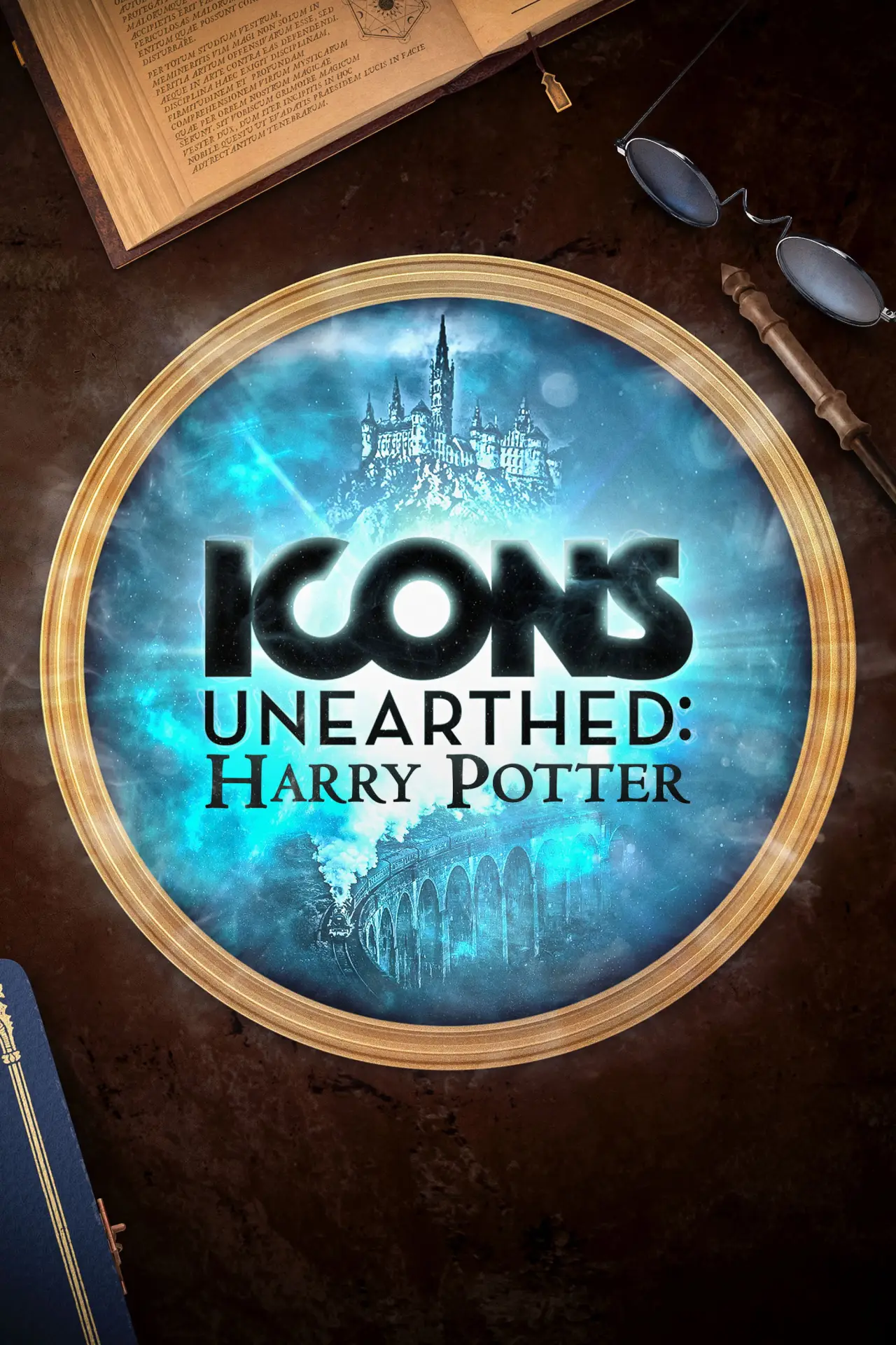 Plakat serialu "Ikony odkryte: Harry Potter"