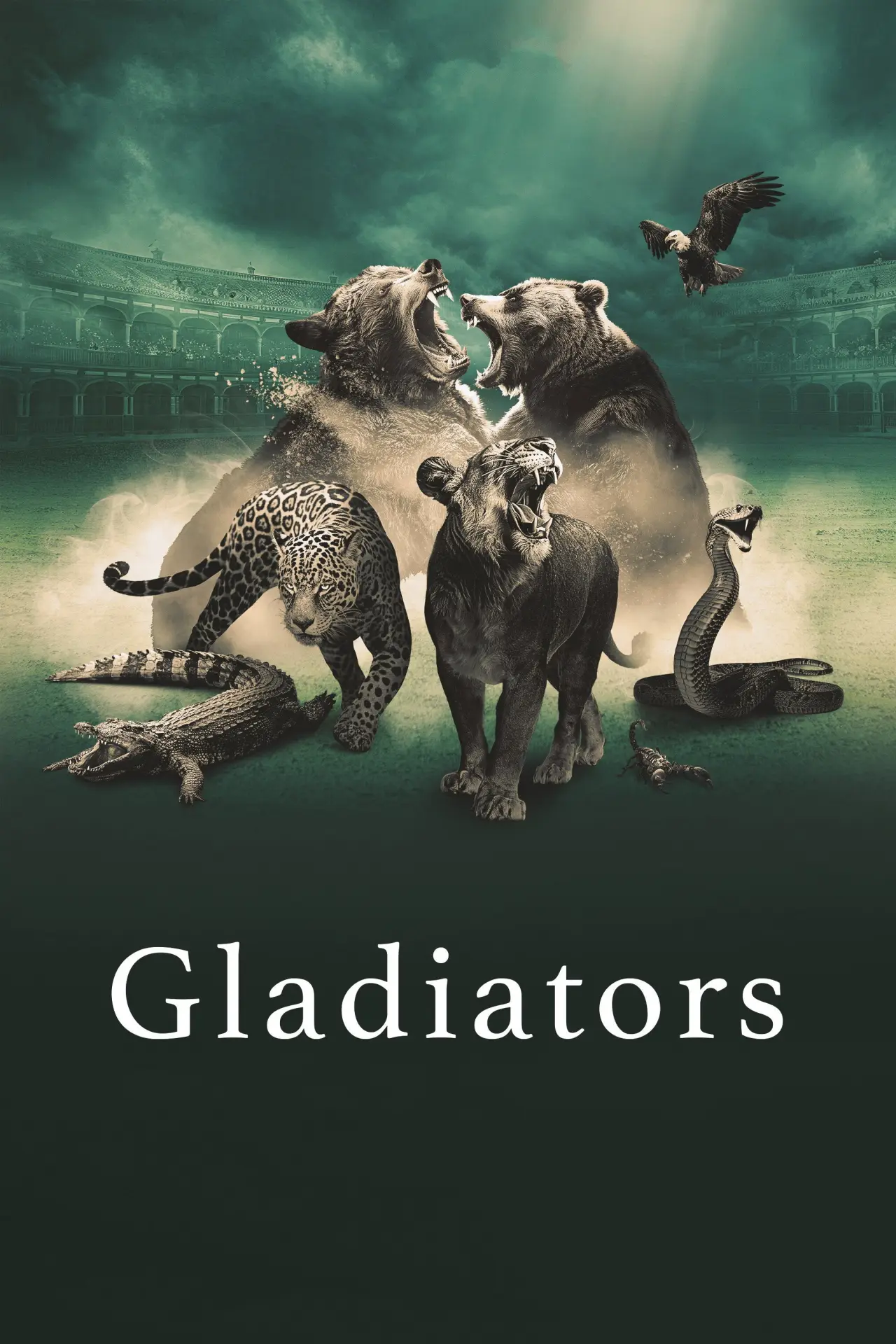 Plakat serialu "Gladiatorzy"